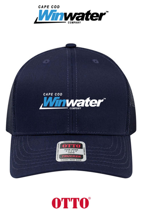 **BULK BUY SPECIAL** OTTO CAP® 6 Panel Mid Profile Mesh Back Trucker Hat - Winwater Cape Cod