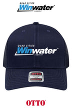**BULK BUY SPECIAL** OTTO CAP® 6 Panel Mid Profile Mesh Back Trucker Hat - Quad Cities Winwater