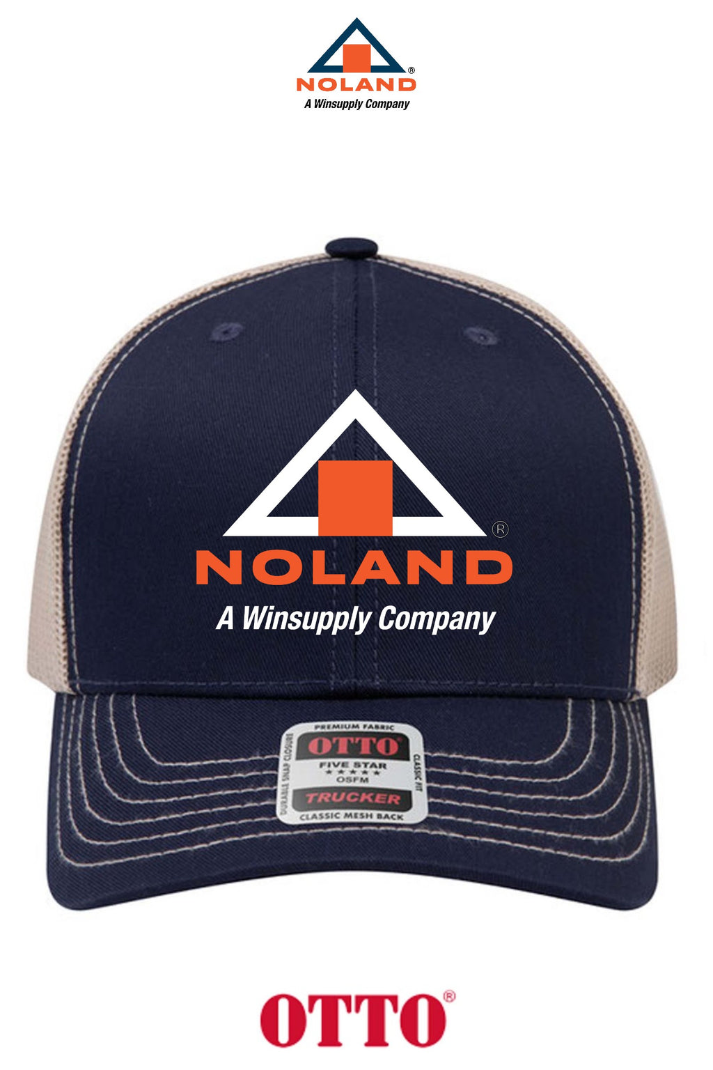 **BULK BUY SPECIAL** OTTO CAP® 6 Panel Mid Profile Mesh Back Trucker Hat - Harrison Noland