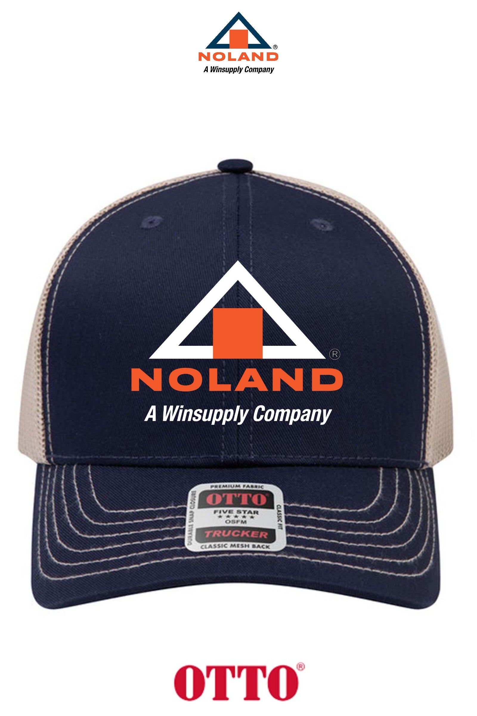 **BULK BUY SPECIAL** OTTO CAP® 6 Panel Mid Profile Mesh Back Trucker Hat - Harrison Noland