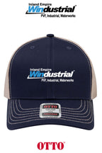 **BULK BUY SPECIAL** OTTO CAP® 6 Panel Mid Profile Mesh Back Trucker Hat - Inland Empire Windustrial