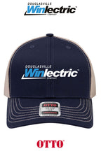 **BULK BUY SPECIAL** OTTO CAP® 6 Panel Mid Profile Mesh Back Trucker Hat - Douglasville Winlectric