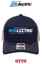 **BULK BUY SPECIAL** OTTO CAP® 6 Panel Mid Profile Mesh Back Trucker Hat - Douglasville Winlectric