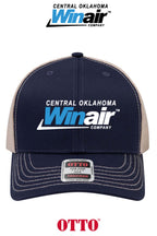 **BULK BUY SPECIAL** OTTO CAP® 6 Panel Mid Profile Mesh Back Trucker Hat - Central Oklahoma Winair