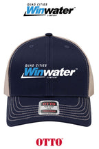 **BULK BUY SPECIAL** OTTO CAP® 6 Panel Mid Profile Mesh Back Trucker Hat - Quad Cities Winwater