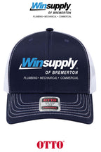 **BULK BUY SPECIAL** OTTO CAP® 6 Panel Mid Profile Mesh Back Trucker Hat - Winsupply Bremerton WA CO.