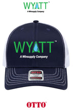 **BULK BUY SPECIAL** OTTO CAP® 6 Panel Mid Profile Mesh Back Trucker Hat - Wyatt Irrigation of Santa Rosa
