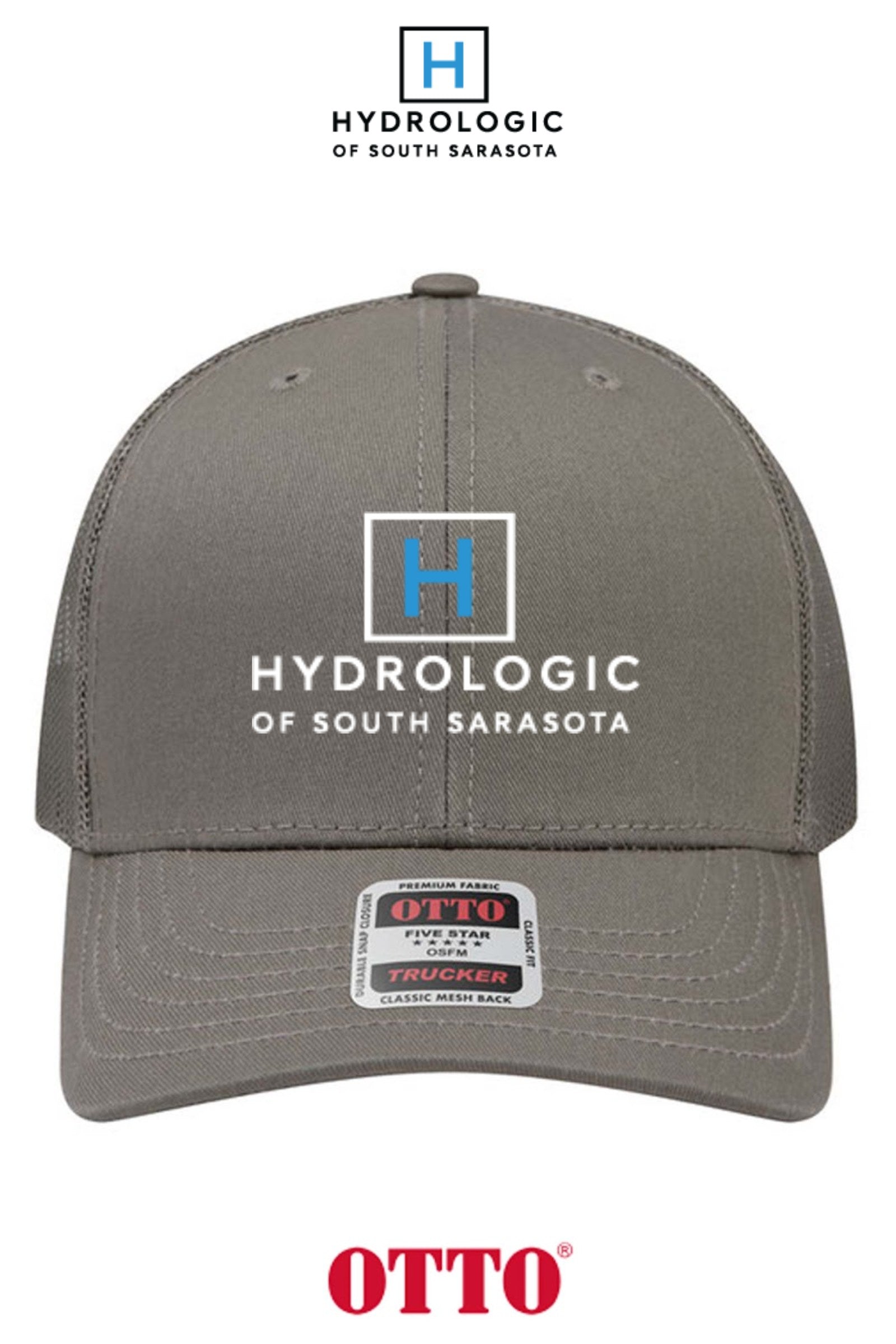**BULK BUY SPECIAL** OTTO CAP® 6 Panel Mid Profile Mesh Back Trucker Hat - Winsupply Sarasota FL Co.