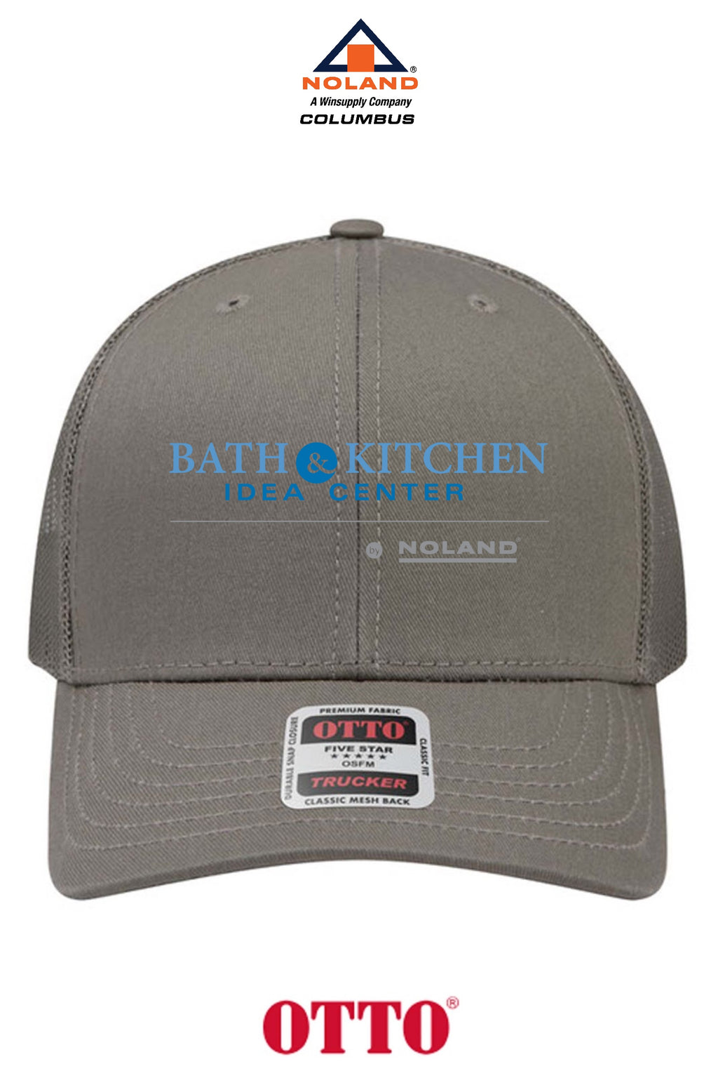**BULK BUY SPECIAL** OTTO CAP® 6 Panel Mid Profile Mesh Back Trucker Hat - Columbus Noland