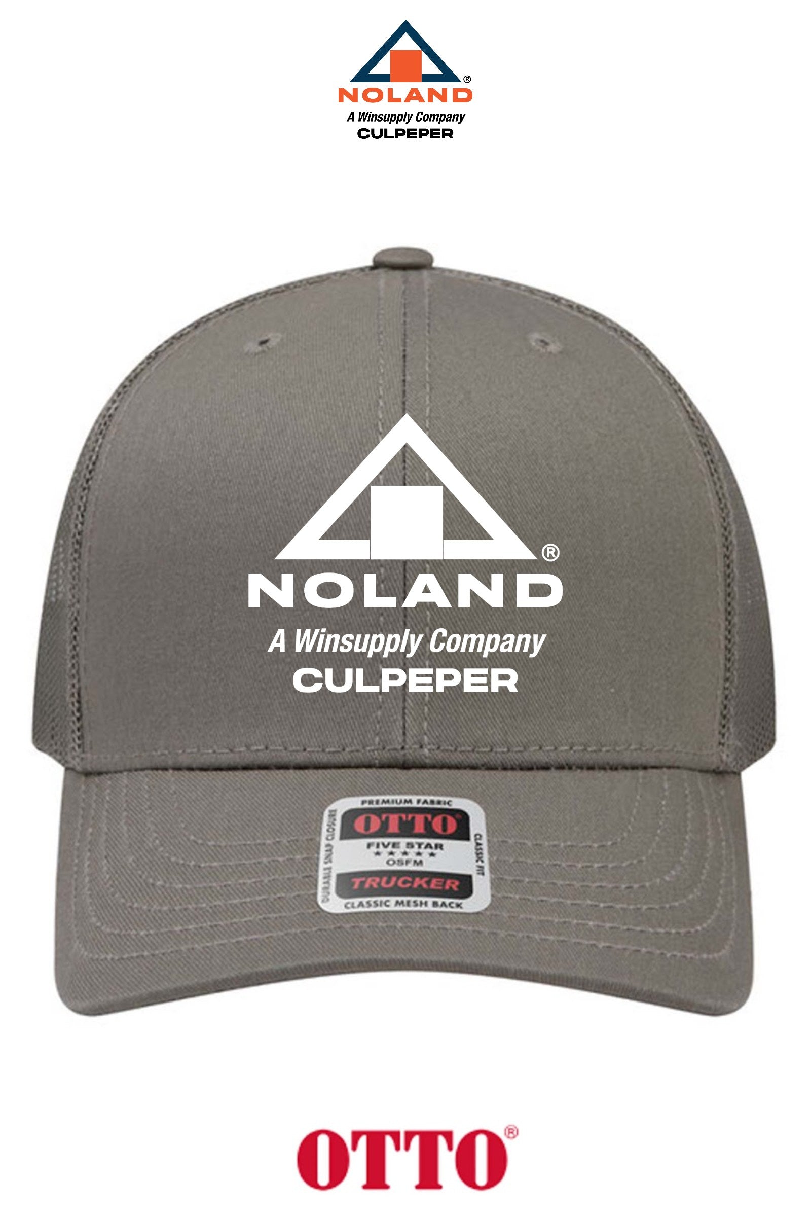 **BULK BUY SPECIAL** OTTO CAP® 6 Panel Mid Profile Mesh Back Trucker Hat - Culpeper Noland