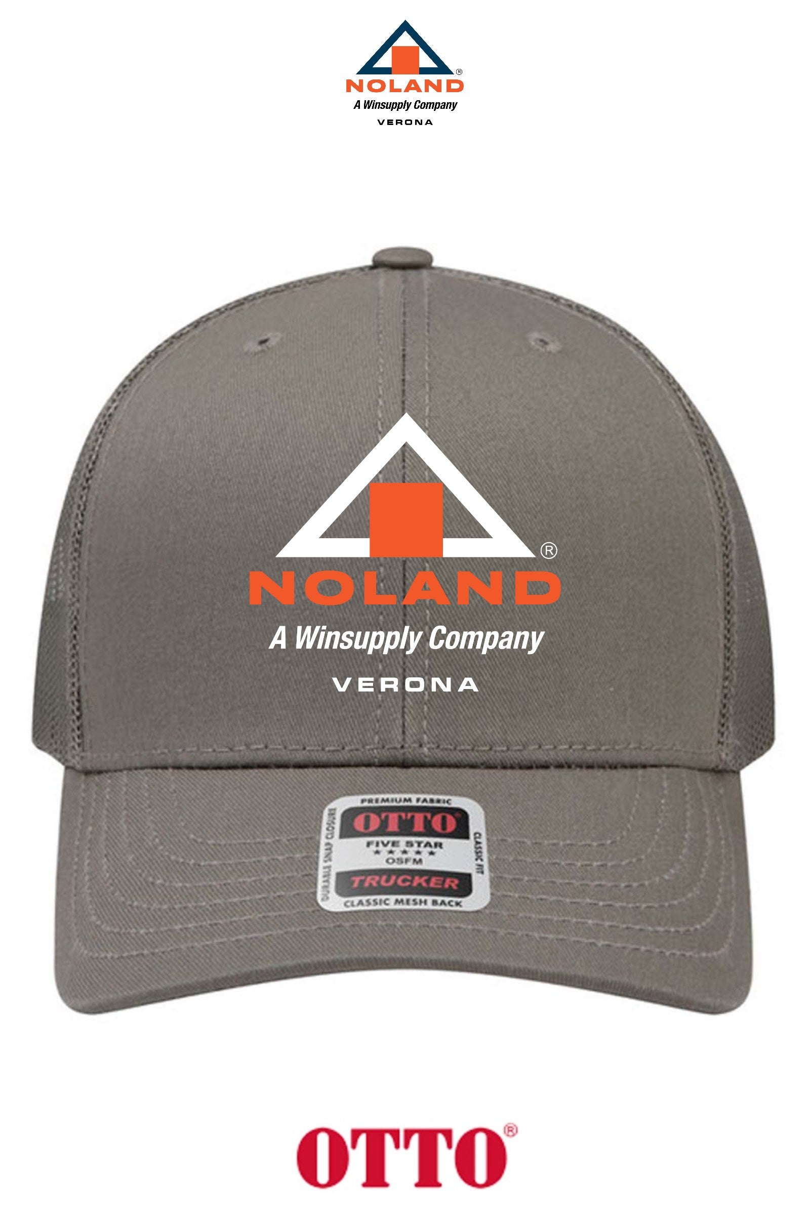 **BULK BUY SPECIAL** OTTO CAP® 6 Panel Mid Profile Mesh Back Trucker Hat - Verona Noland