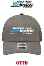 **BULK BUY SPECIAL** OTTO CAP® 6 Panel Mid Profile Mesh Back Trucker Hat - Allegheny Valley Winlectric