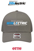 **BULK BUY SPECIAL** OTTO CAP® 6 Panel Mid Profile Mesh Back Trucker Hat - Douglasville Winlectric
