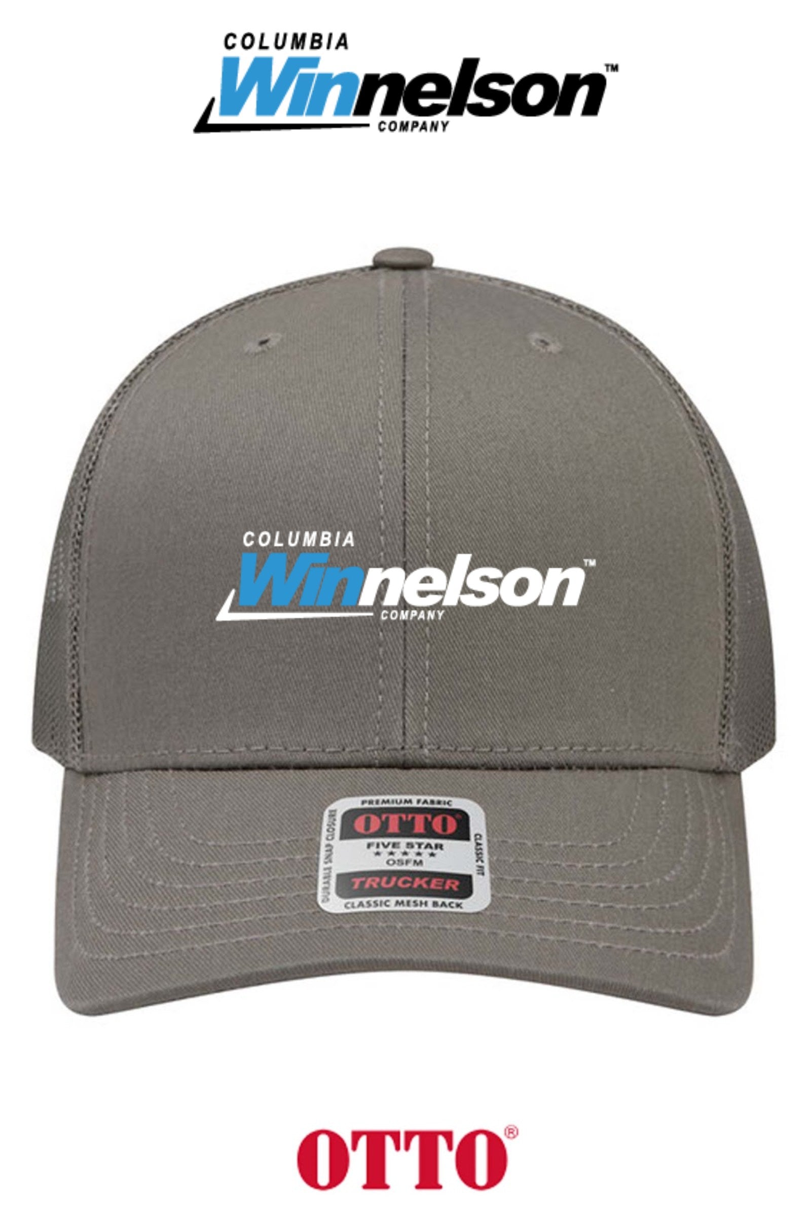 **BULK BUY SPECIAL** OTTO CAP® 6 Panel Mid Profile Mesh Back Trucker Hat - Columbia MO Winnelson