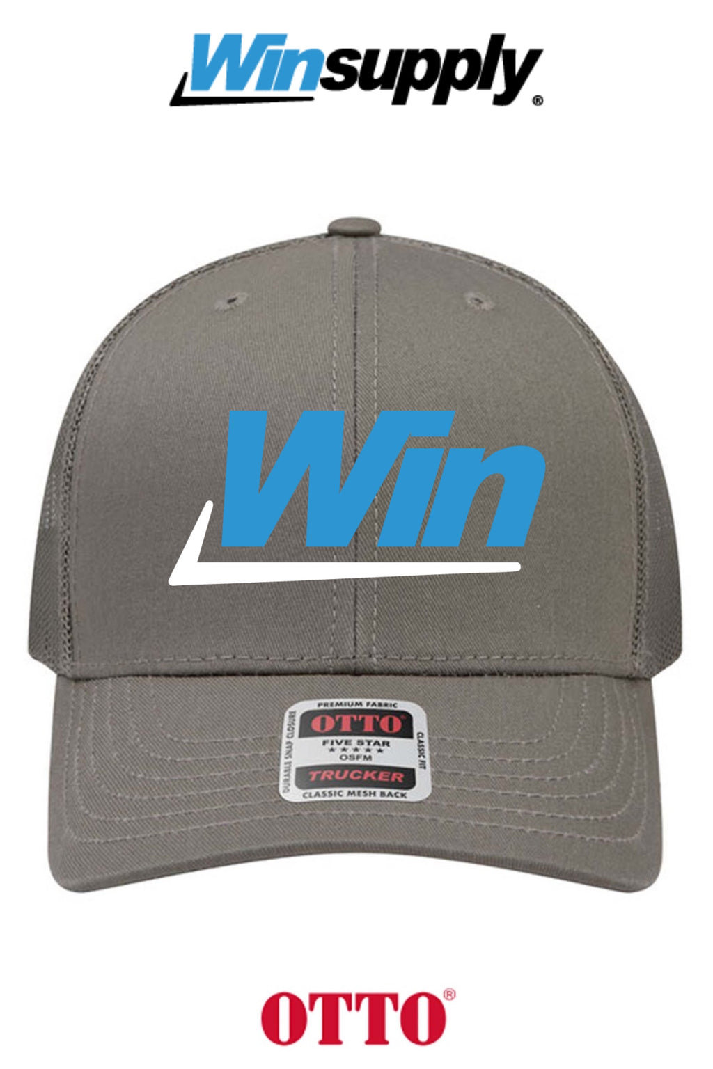 **BULK BUY SPECIAL** OTTO CAP® 6 Panel Mid Profile Mesh Back Trucker Hat - Winsupply INC.