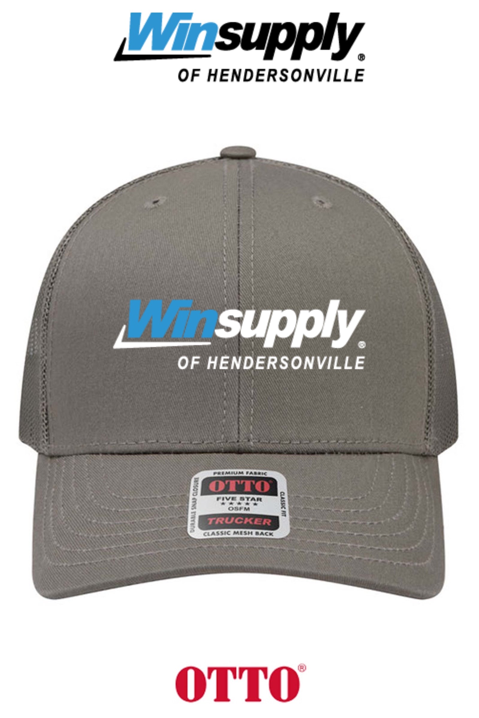 **BULK BUY SPECIAL** OTTO CAP® 6 Panel Mid Profile Mesh Back Trucker Hat - Winsupply of Hendersonville