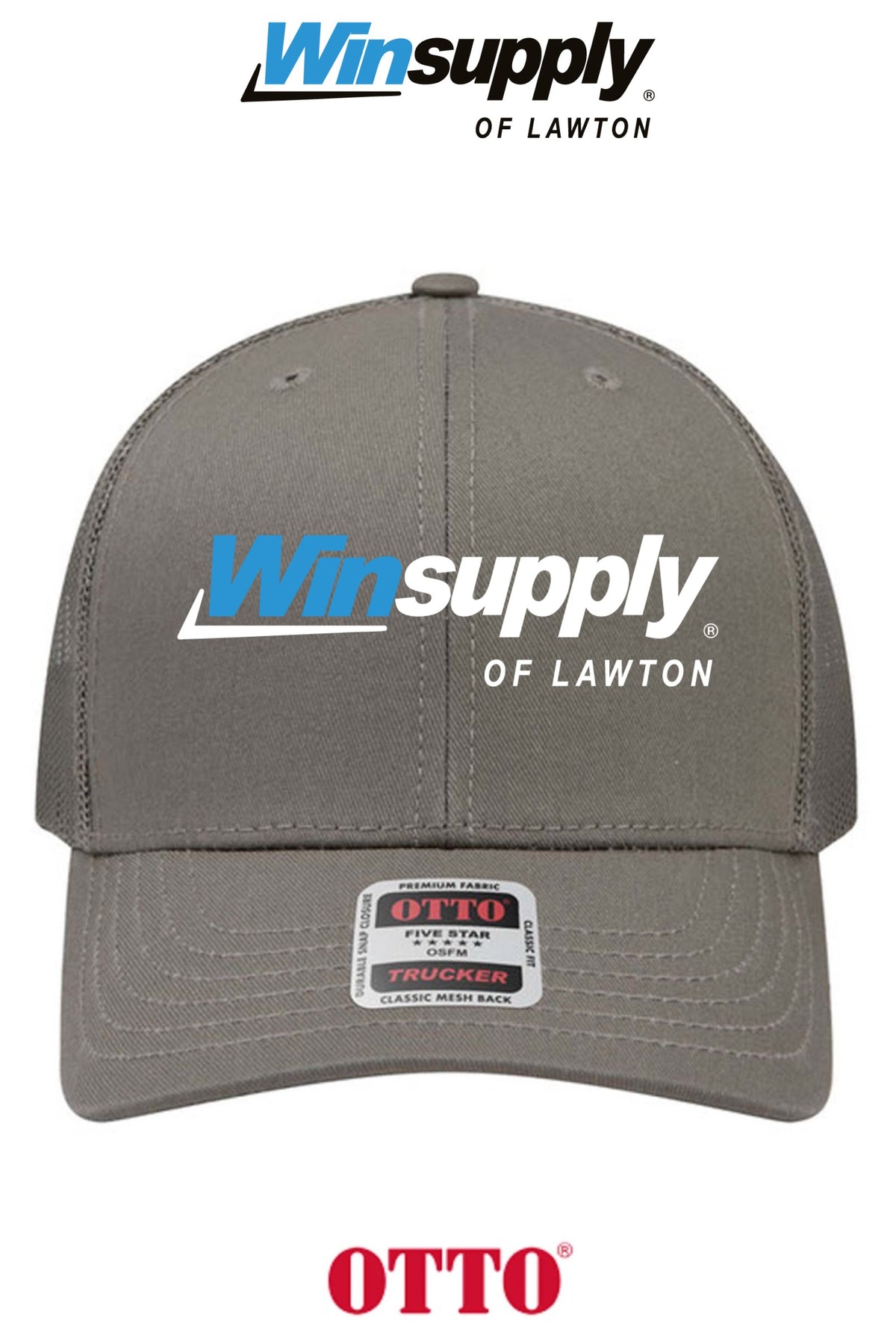 **BULK BUY SPECIAL** OTTO CAP® 6 Panel Mid Profile Mesh Back Trucker Hat - Winsupply of Lawton
