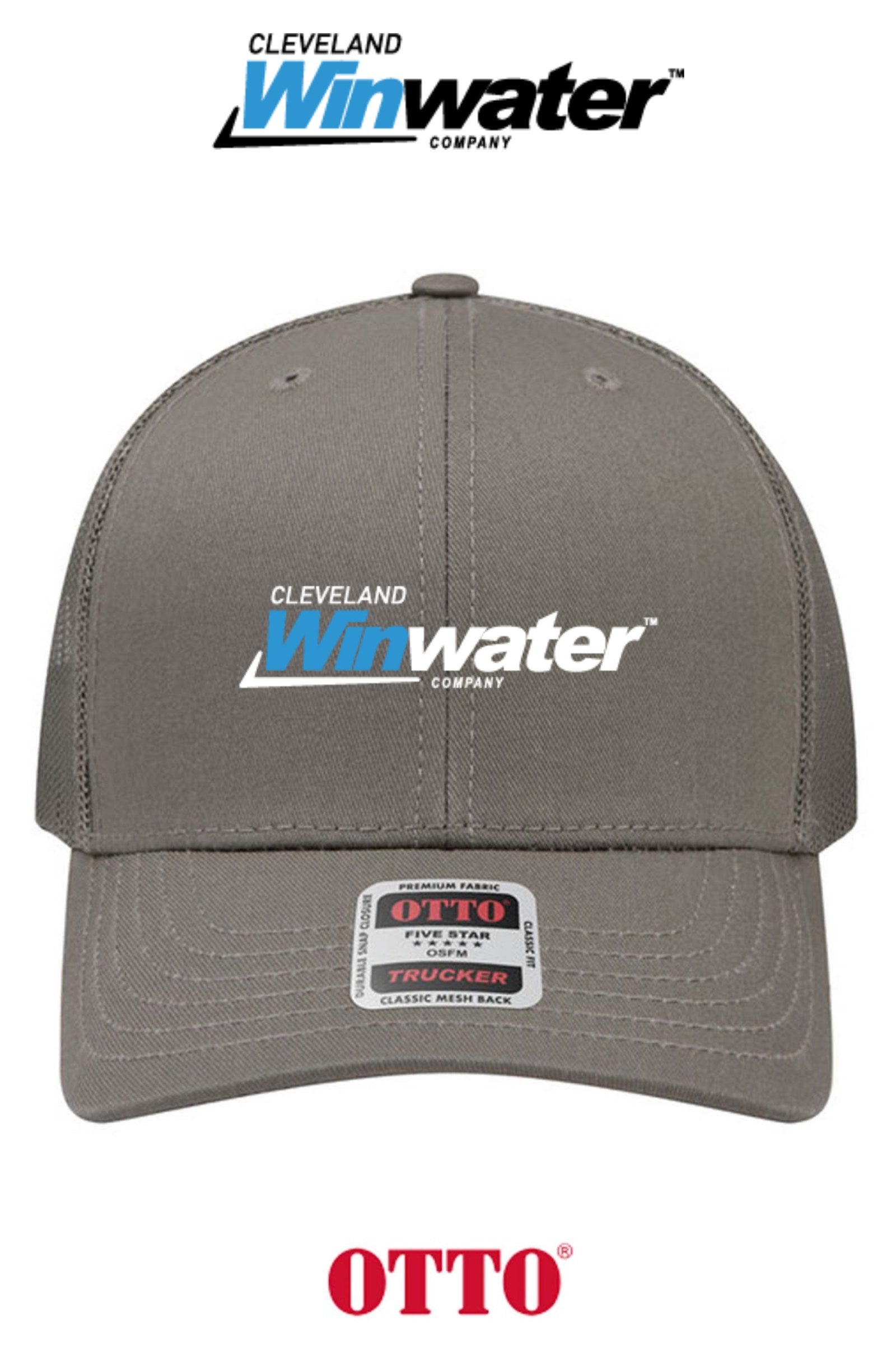 **BULK BUY SPECIAL** OTTO CAP® 6 Panel Mid Profile Mesh Back Trucker Hat - Winwater of Cleveland