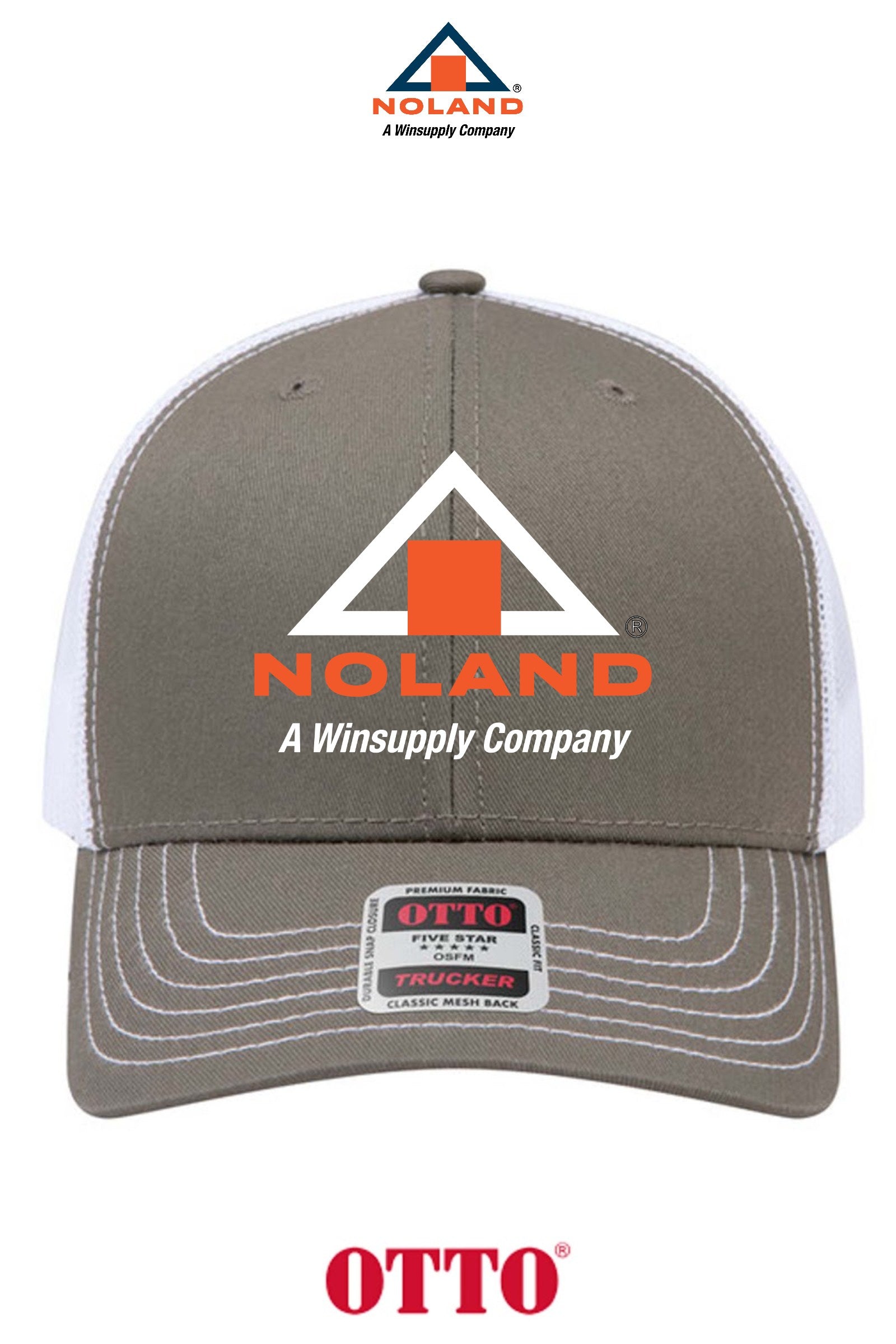 **BULK BUY SPECIAL** OTTO CAP® 6 Panel Mid Profile Mesh Back Trucker Hat - Harrison Noland