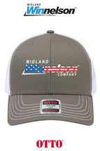 **BULK BUY SPECIAL** OTTO CAP® 6 Panel Mid Profile Mesh Back Trucker Hat - Midland Winnelson - Patriot