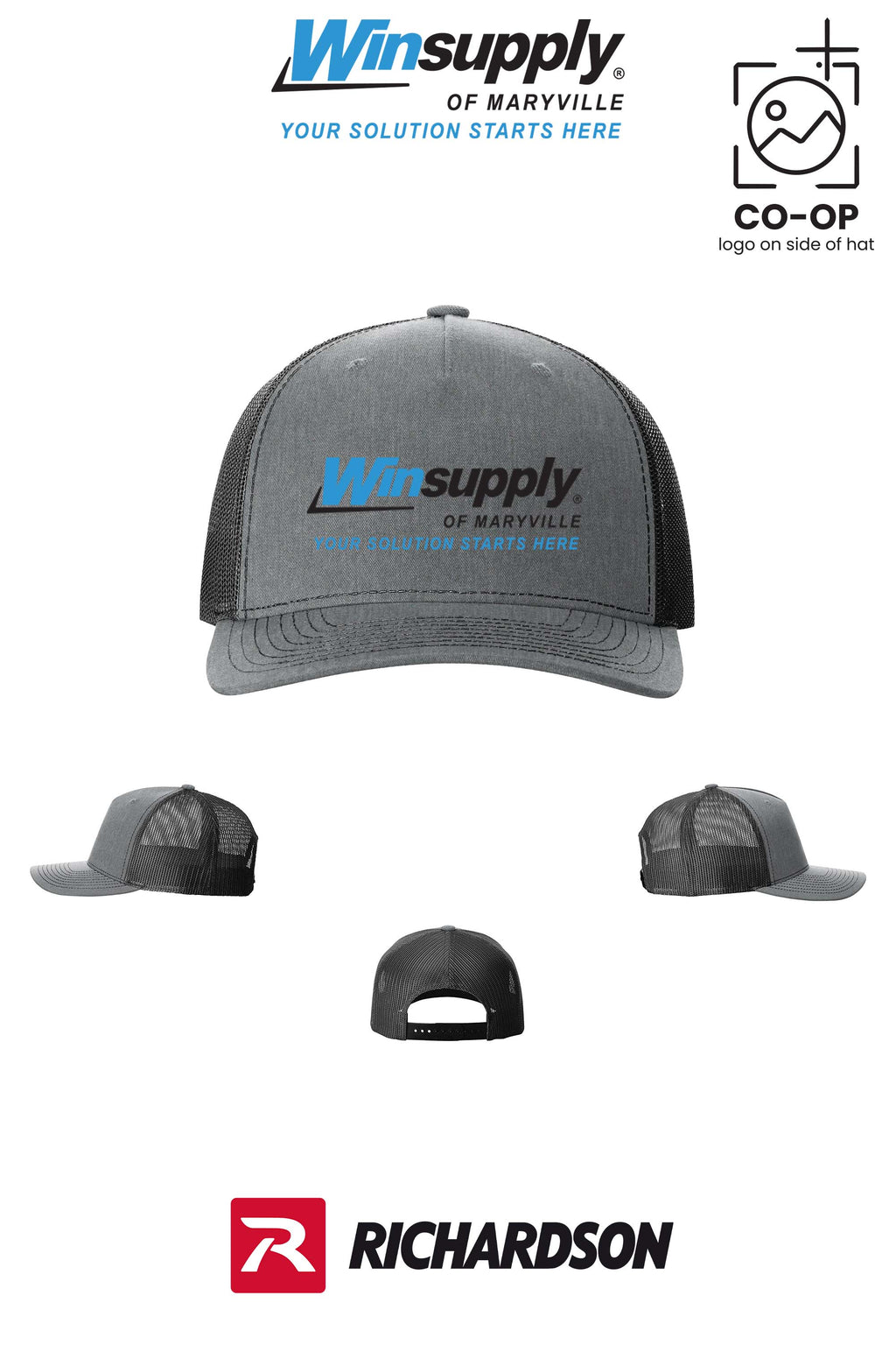 Richardson 112FP Five-Panel Trucker - Winsupply of Maryville