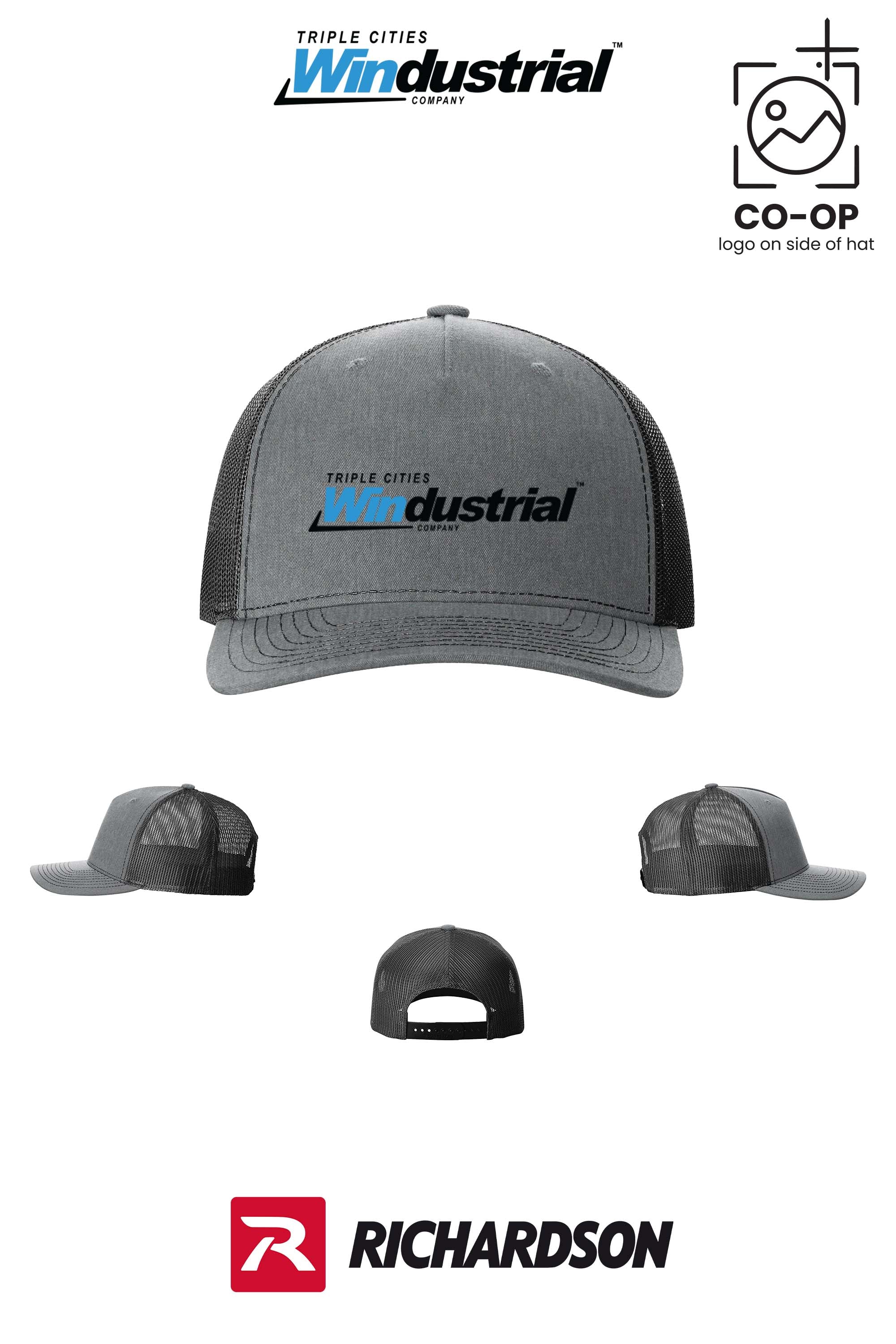 Richardson 112FP Five-Panel Trucker - Windustrial Triple Cities