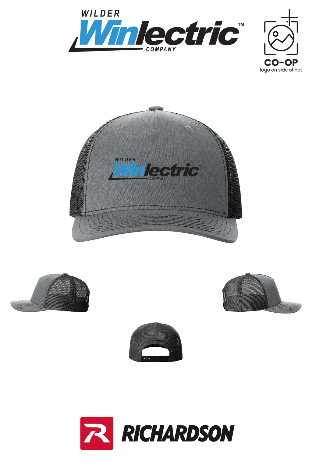 Richardson 112FP Five-Panel Trucker - Wilder Winlectric