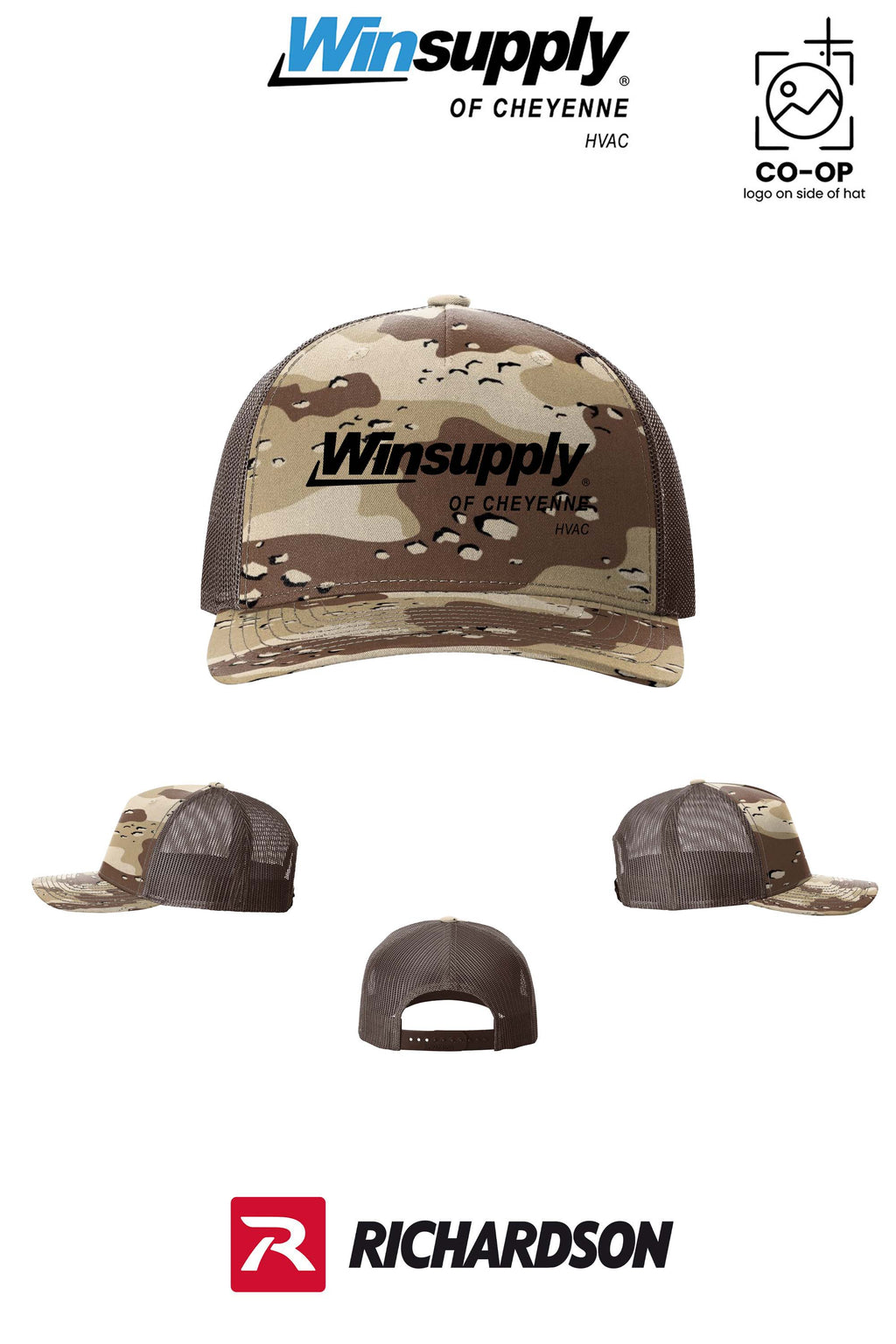 Richardson 112PFP Printed Five-Panel Trucker - Winsupply of Cheyenne