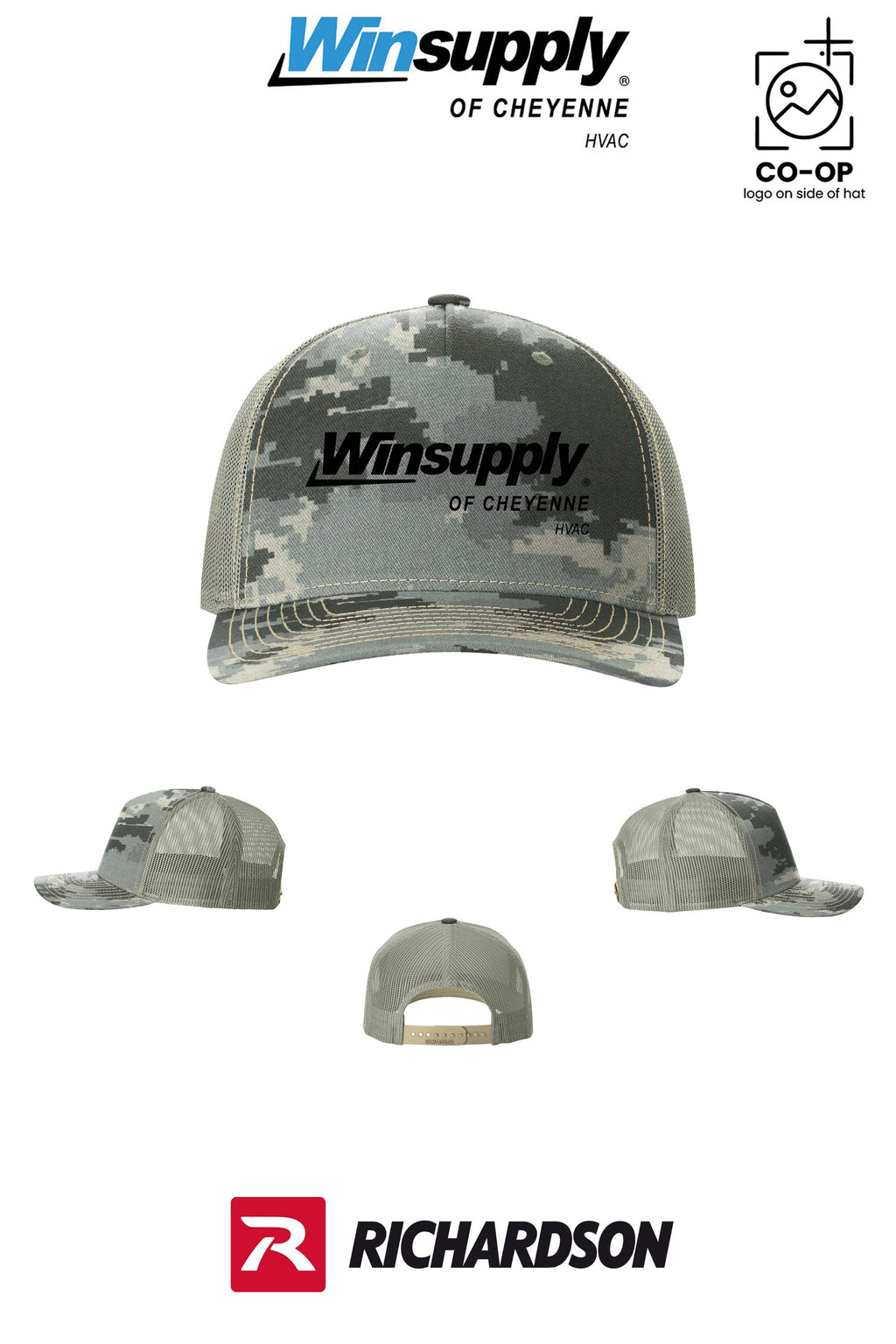 Richardson 112PFP Printed Five-Panel Trucker - Winsupply of Cheyenne