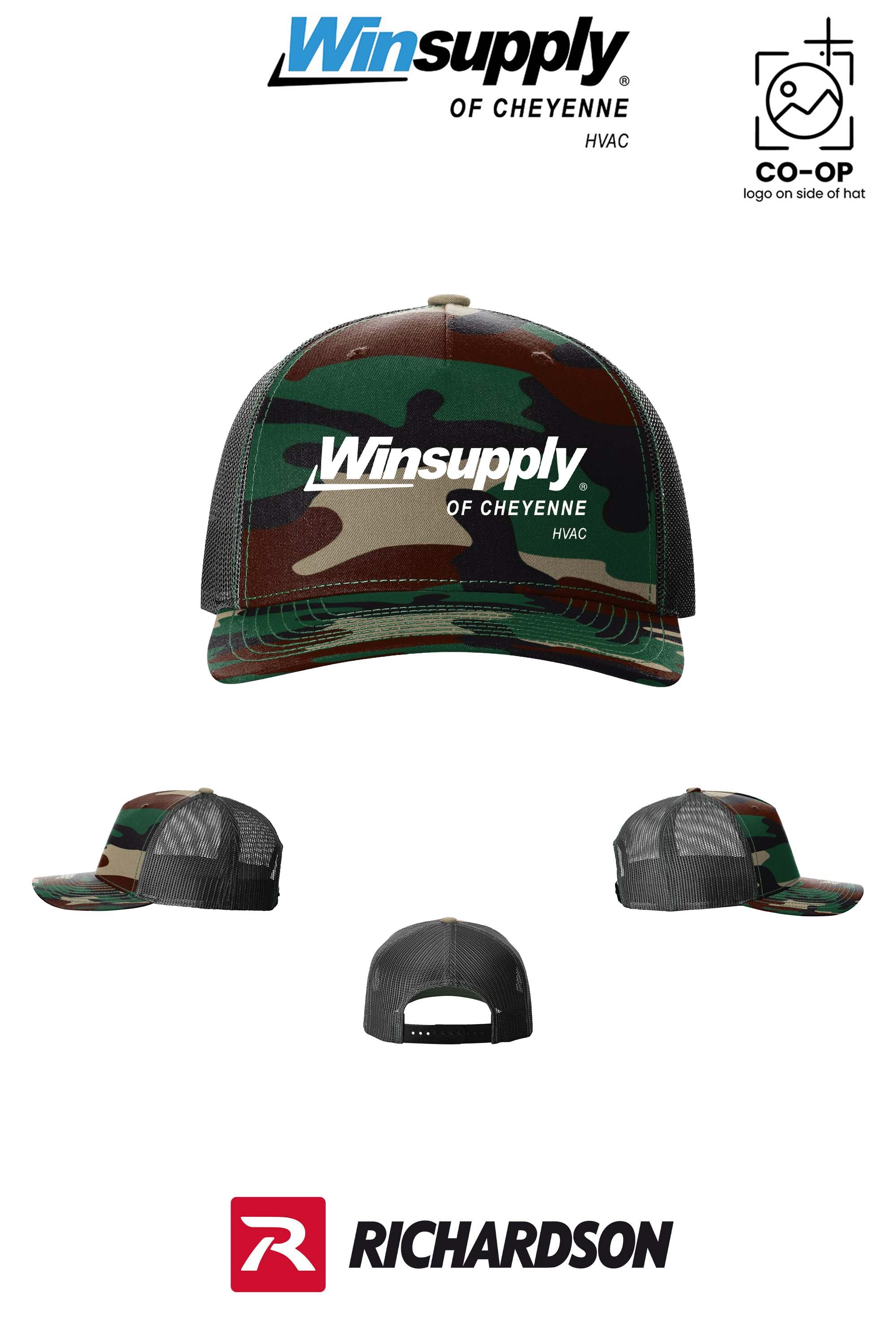 Richardson 112PFP Printed Five-Panel Trucker - Winsupply of Cheyenne