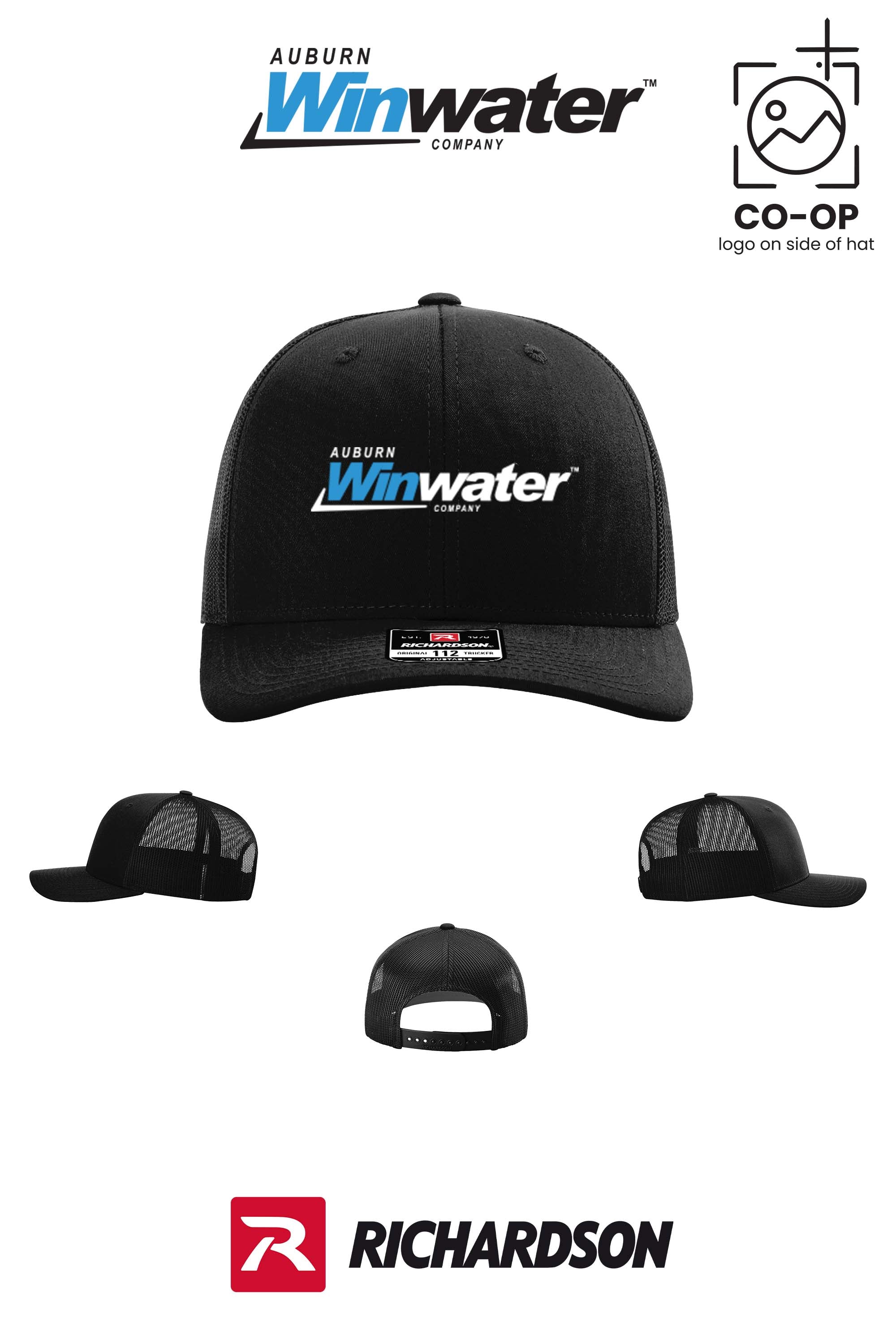 Richardson 112 Trucker Cap - Auburn Winwater