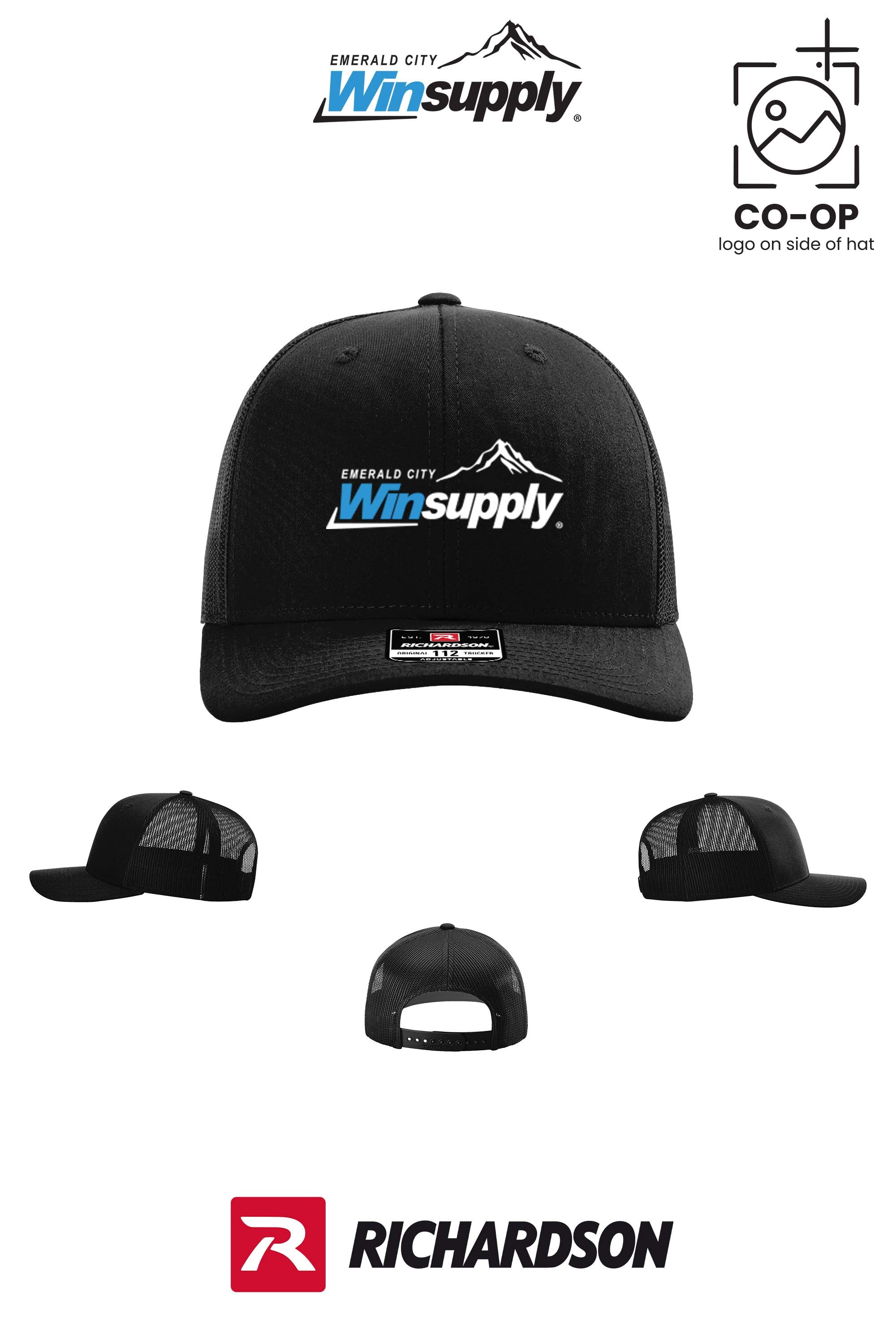 Richardson 112 Trucker Cap - Winsupply Emerald City
