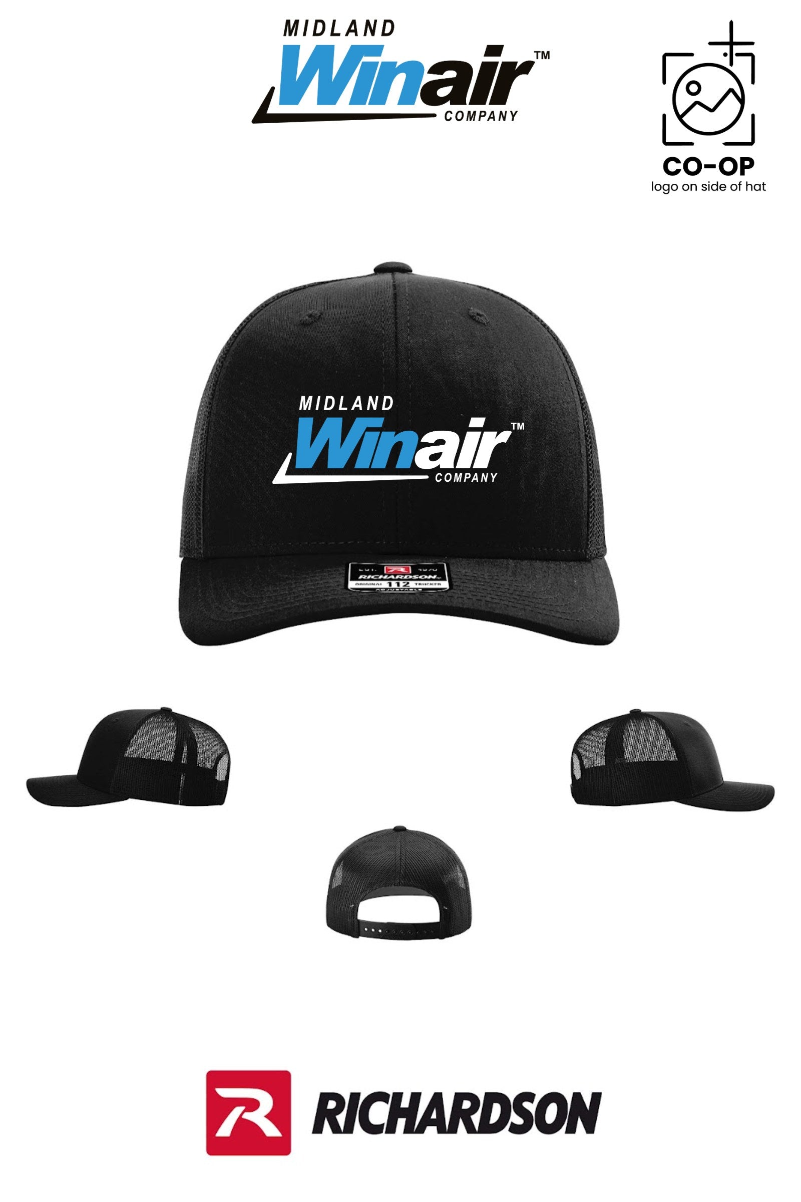 Richardson 112 Trucker Cap - Midland Winair