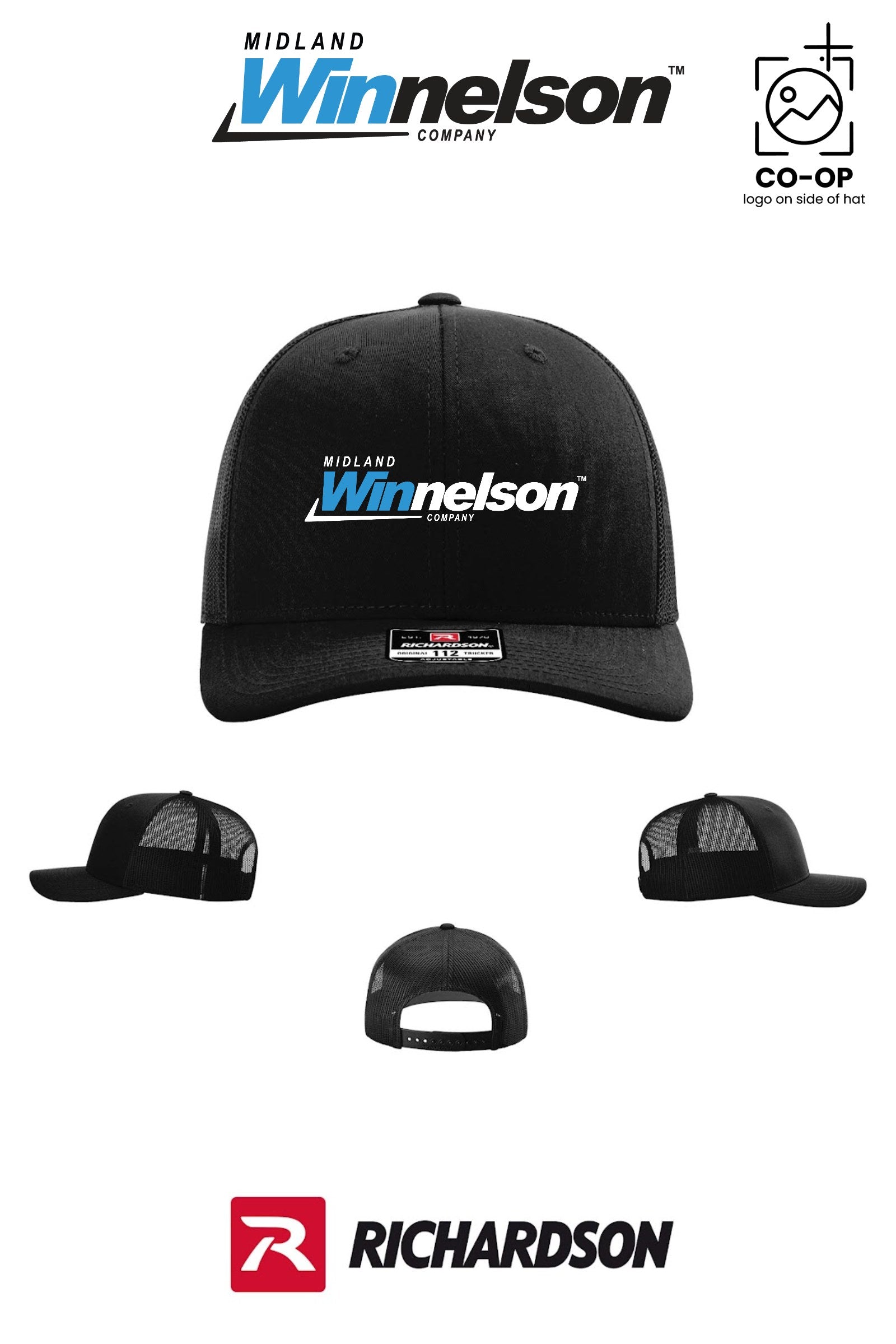 Richardson 112 Trucker Cap - Midland Winnelson
