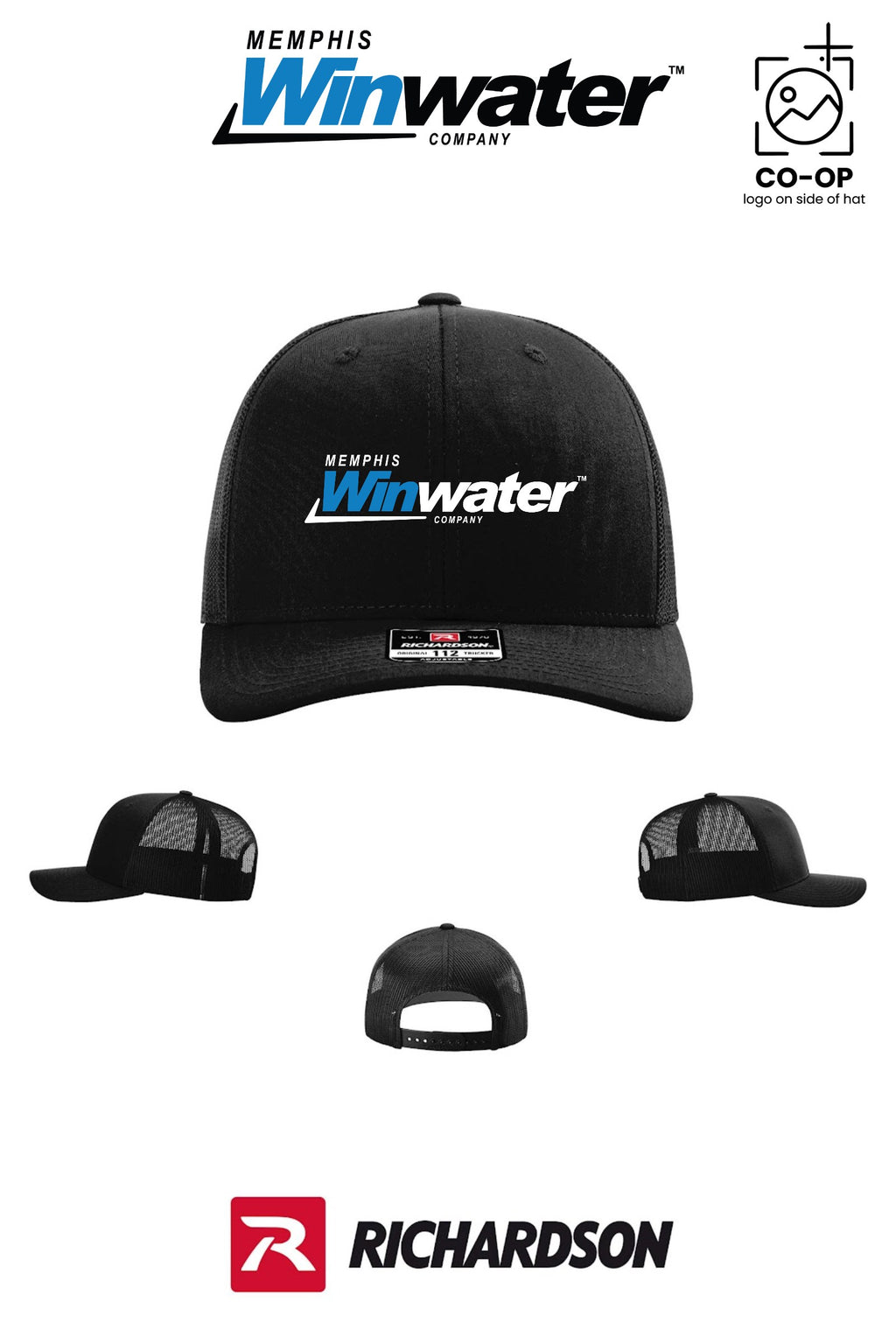 Richardson 112 Trucker Cap - Memphis Winwater