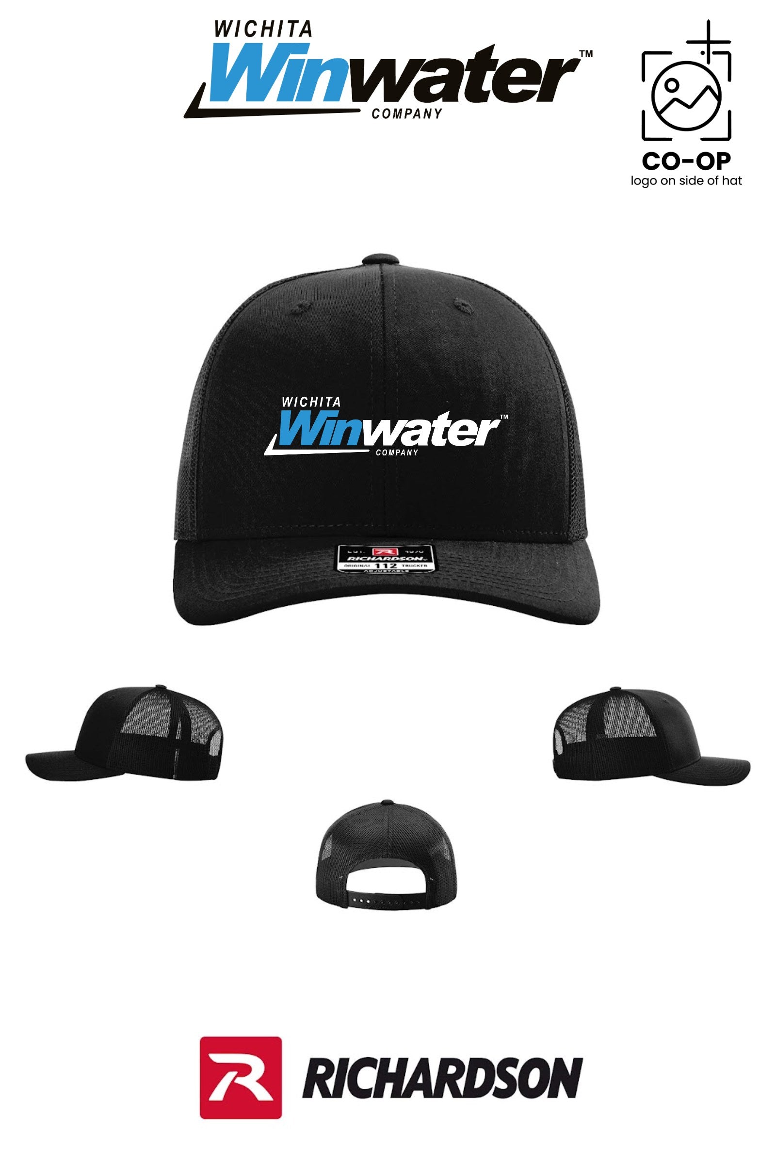 Richardson 112 Trucker Cap - Wichita Winwater