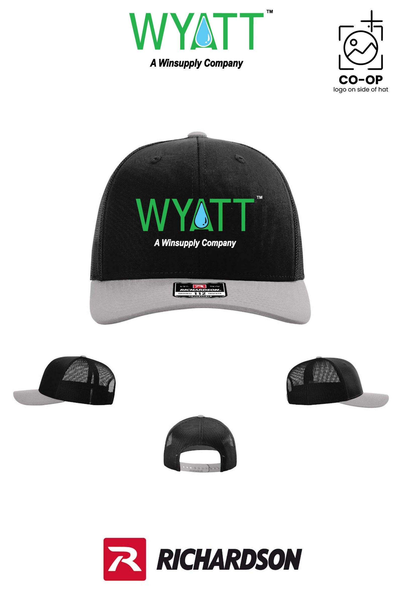 Richardson 112 Trucker Cap - Wyatt Irrigation of Santa Rosa