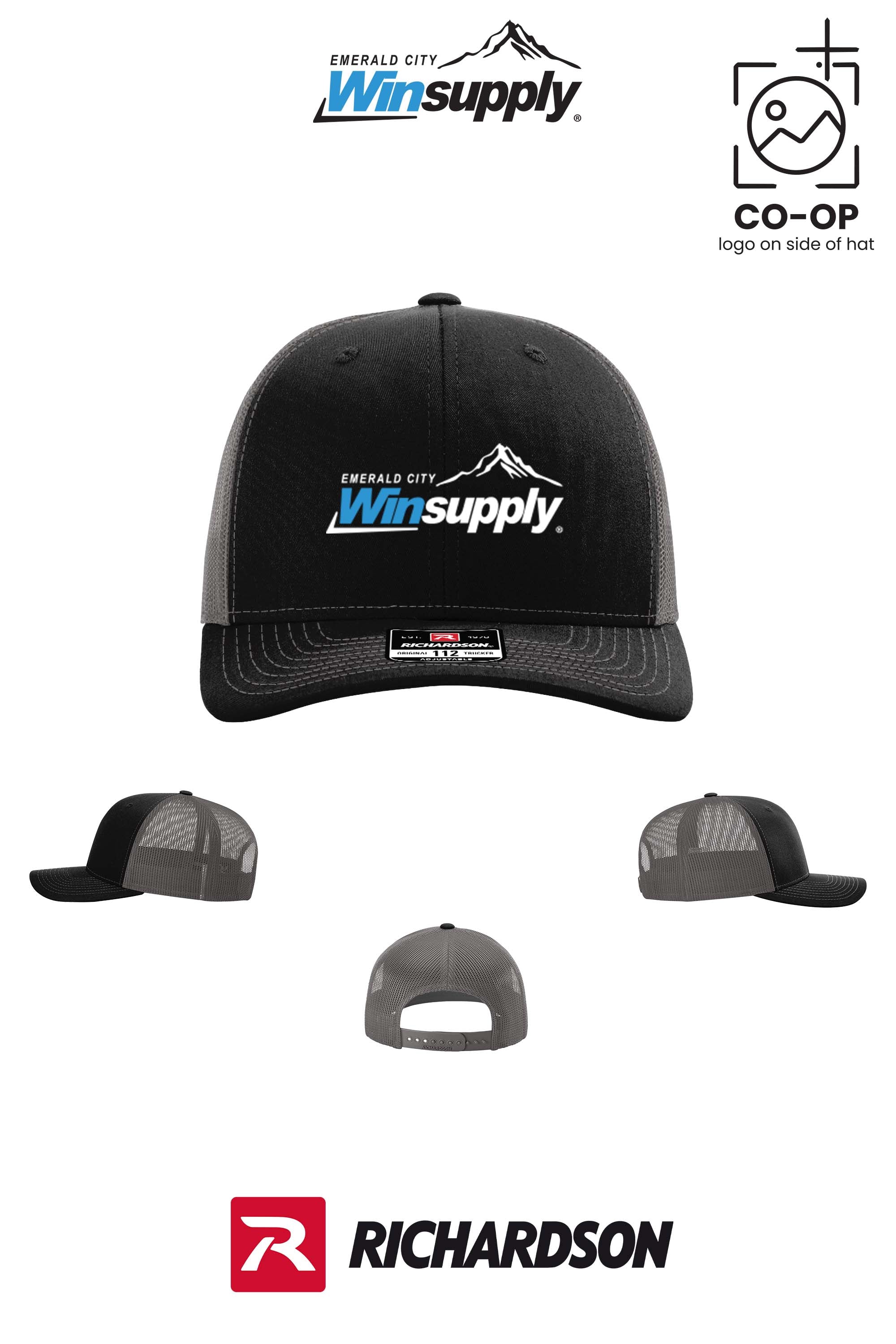 Richardson 112 Trucker Cap - Winsupply Emerald City