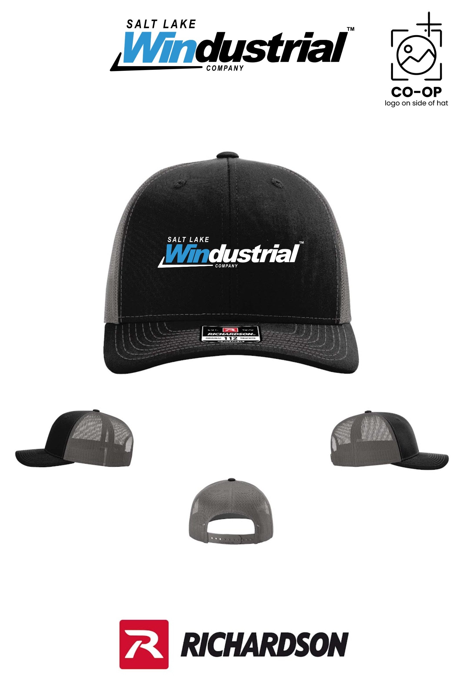 Richardson 112 Trucker Cap - Salt Lake Windustrial
