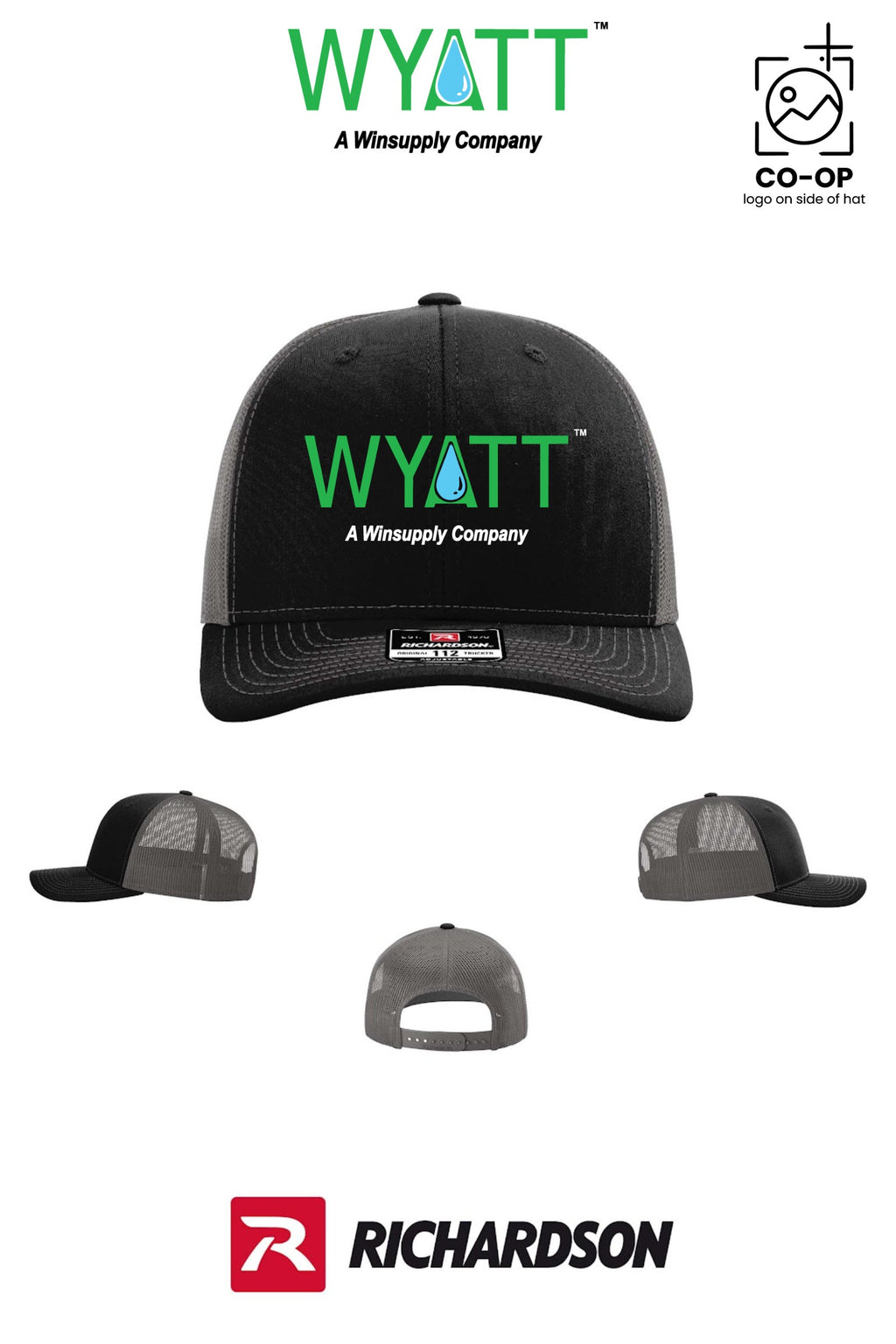Richardson 112 Trucker Cap - Wyatt Irrigation of Santa Rosa