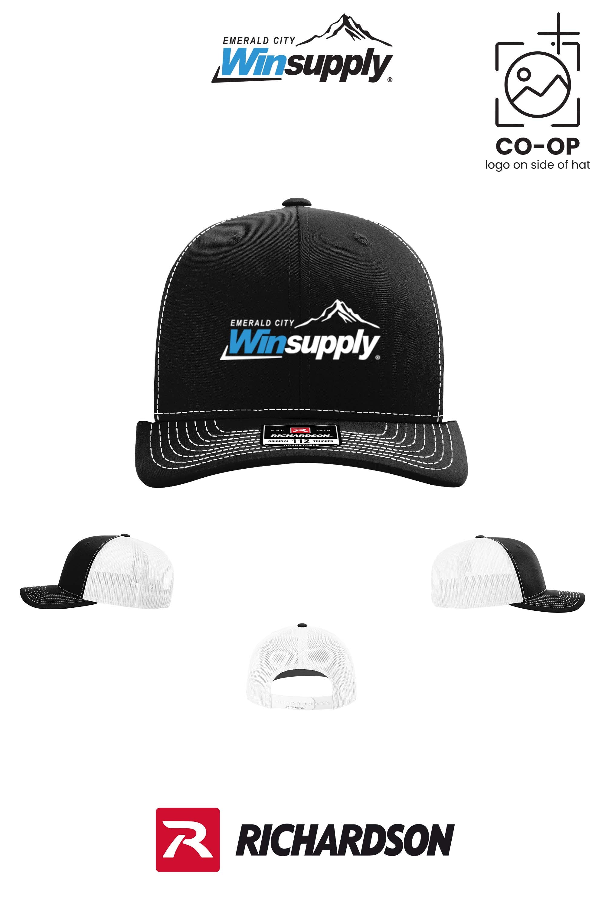 Richardson 112 Trucker Cap - Winsupply Emerald City