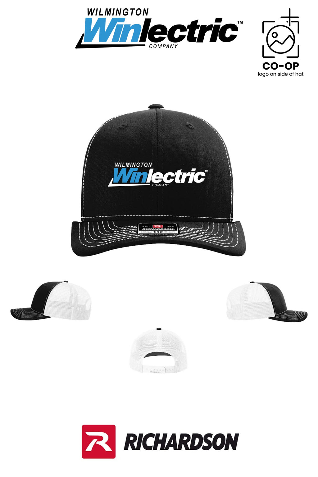 Richardson 112 Trucker Cap - Wilmington Winlectric