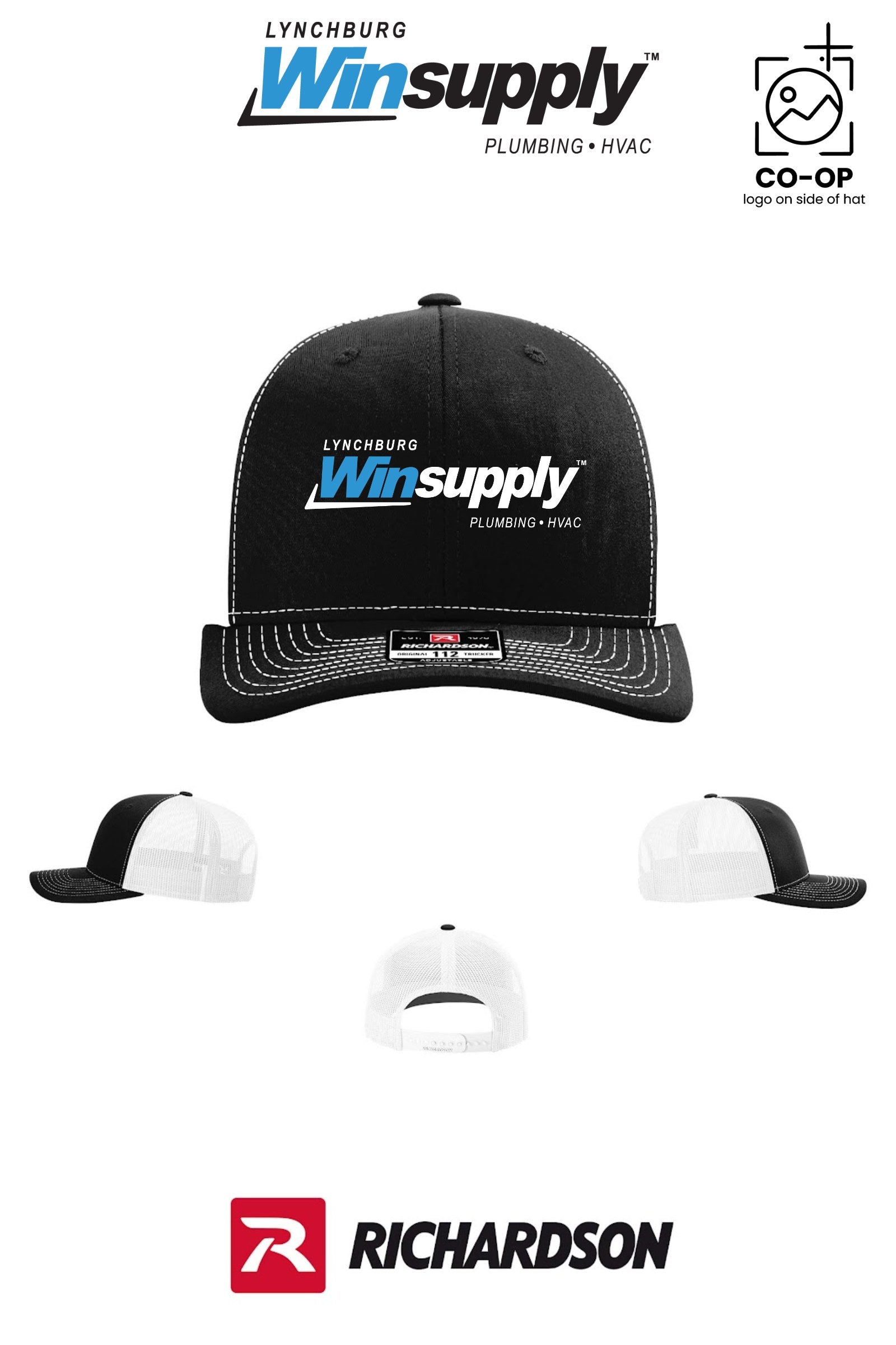 Richardson 112 Trucker Cap - Lynchburg Winsupply