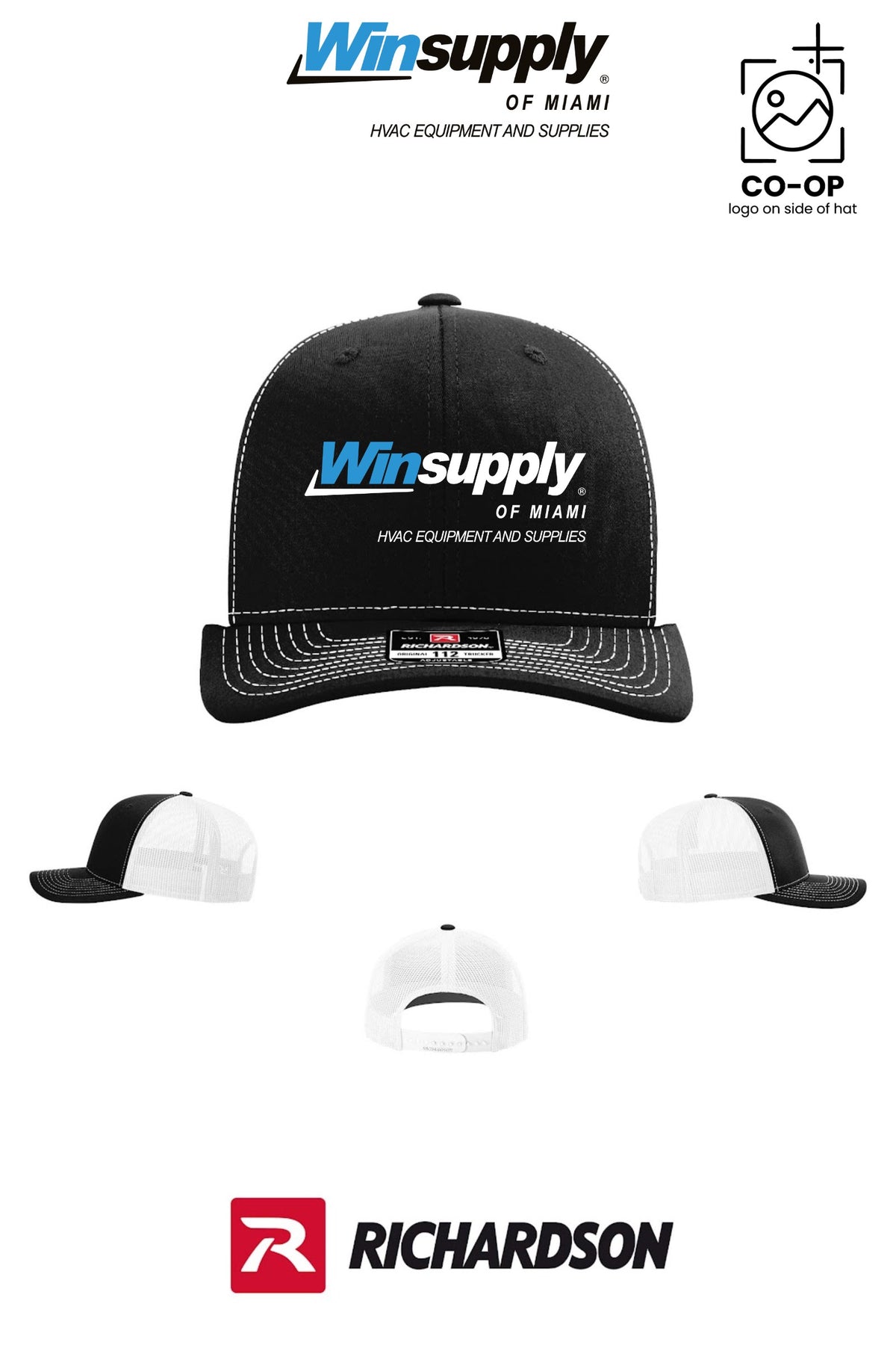 Richardson 112 Trucker Cap - Winsupply of Miami