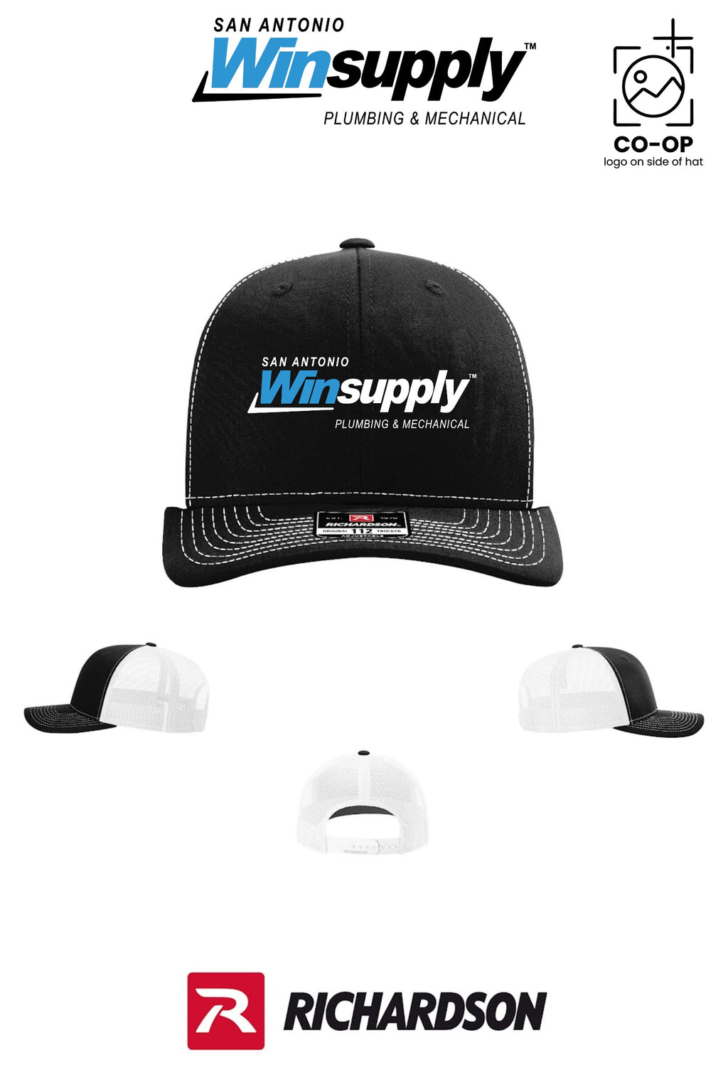 Richardson 112 Trucker Cap - San Antonio Winsupply
