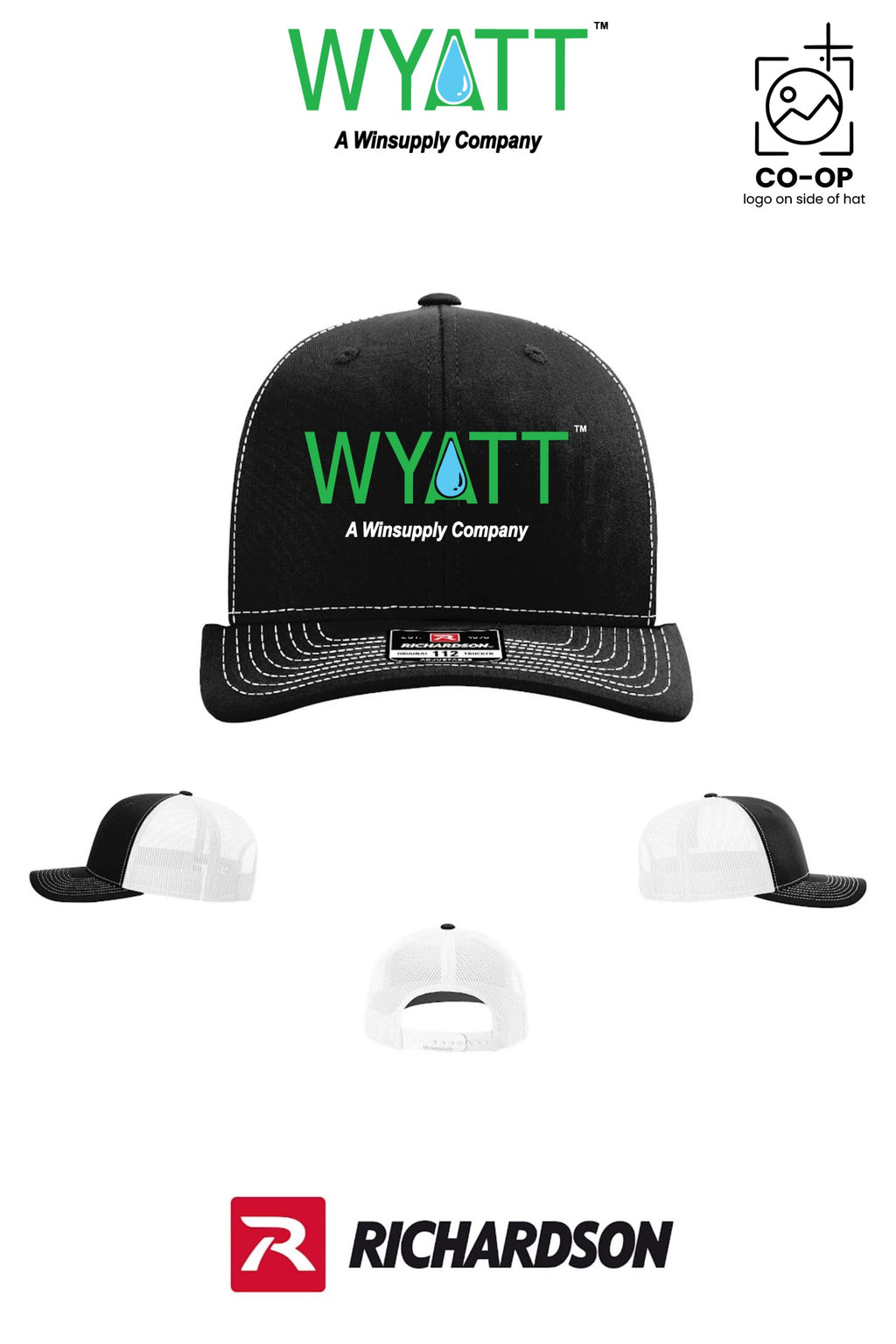 Richardson 112 Trucker Cap - Wyatt Irrigation of Santa Rosa