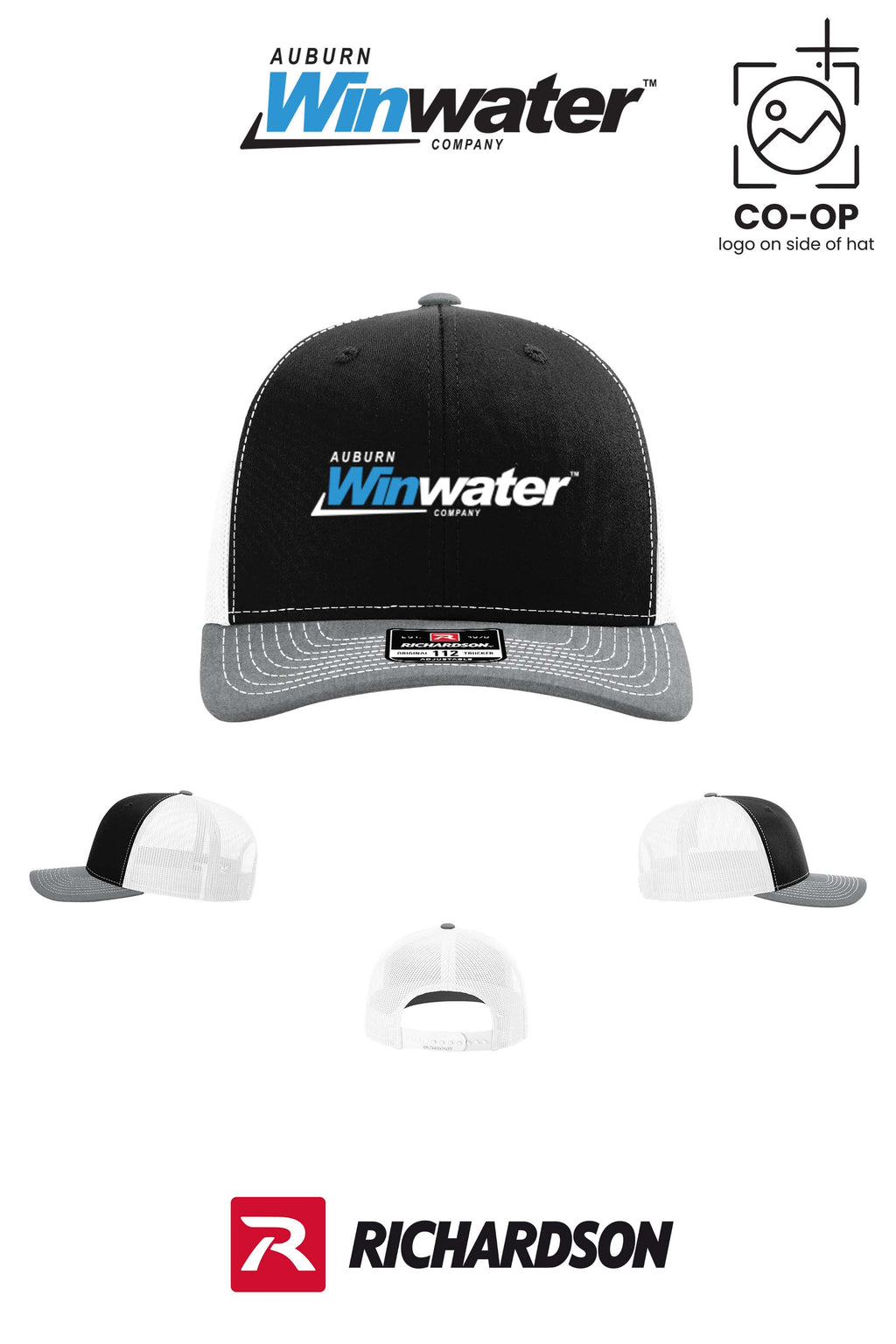 Richardson 112 Trucker Cap - Auburn Winwater