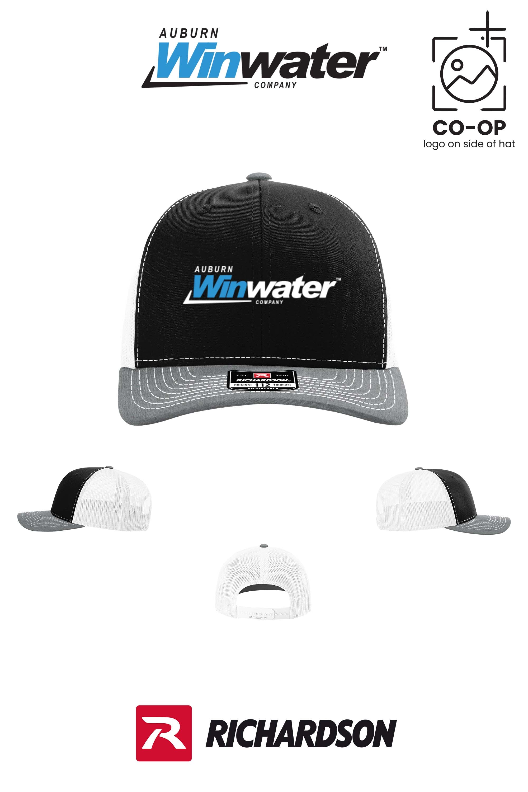 Richardson 112 Trucker Cap - Auburn Winwater