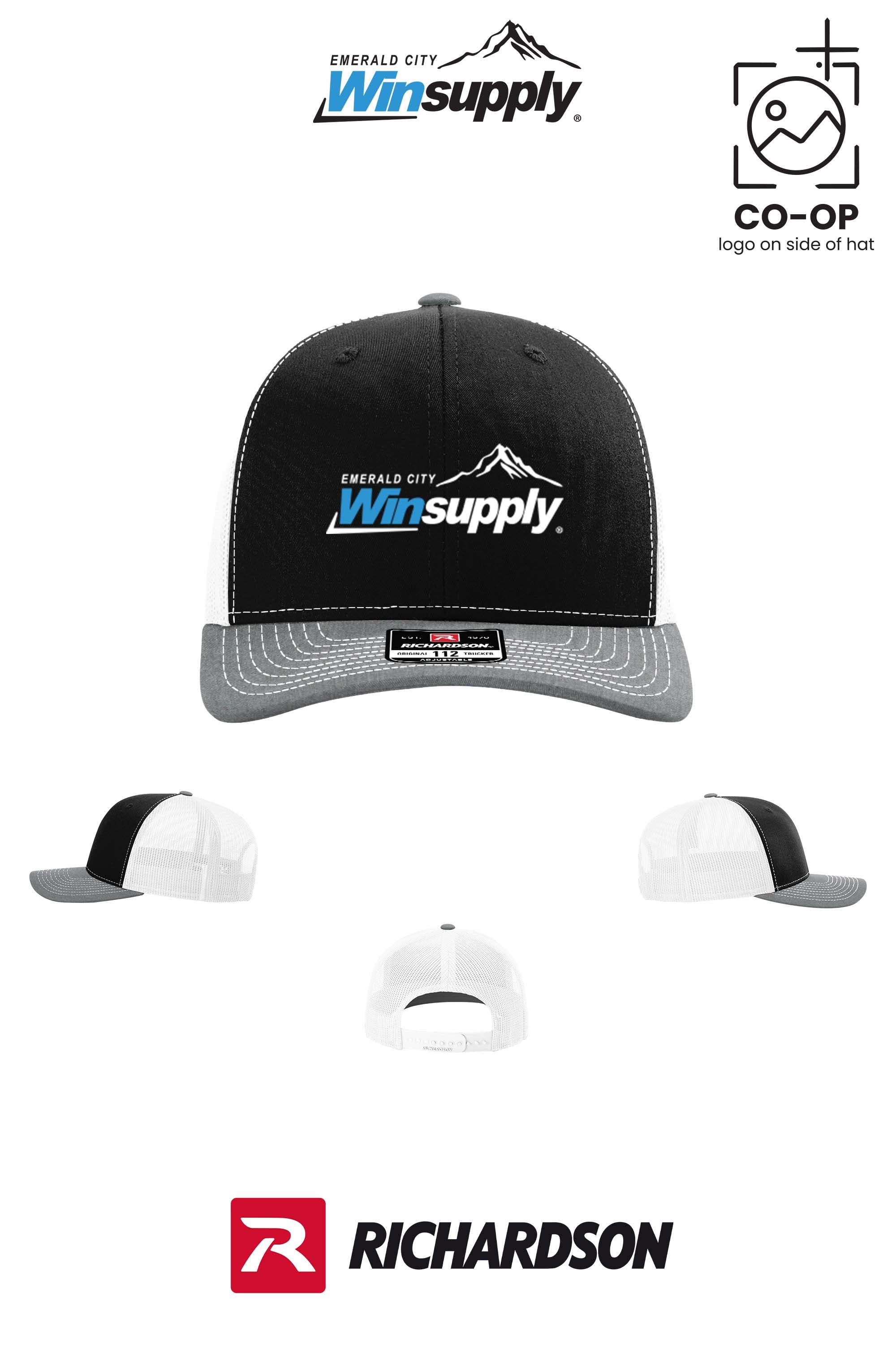 Richardson 112 Trucker Cap - Winsupply Emerald City