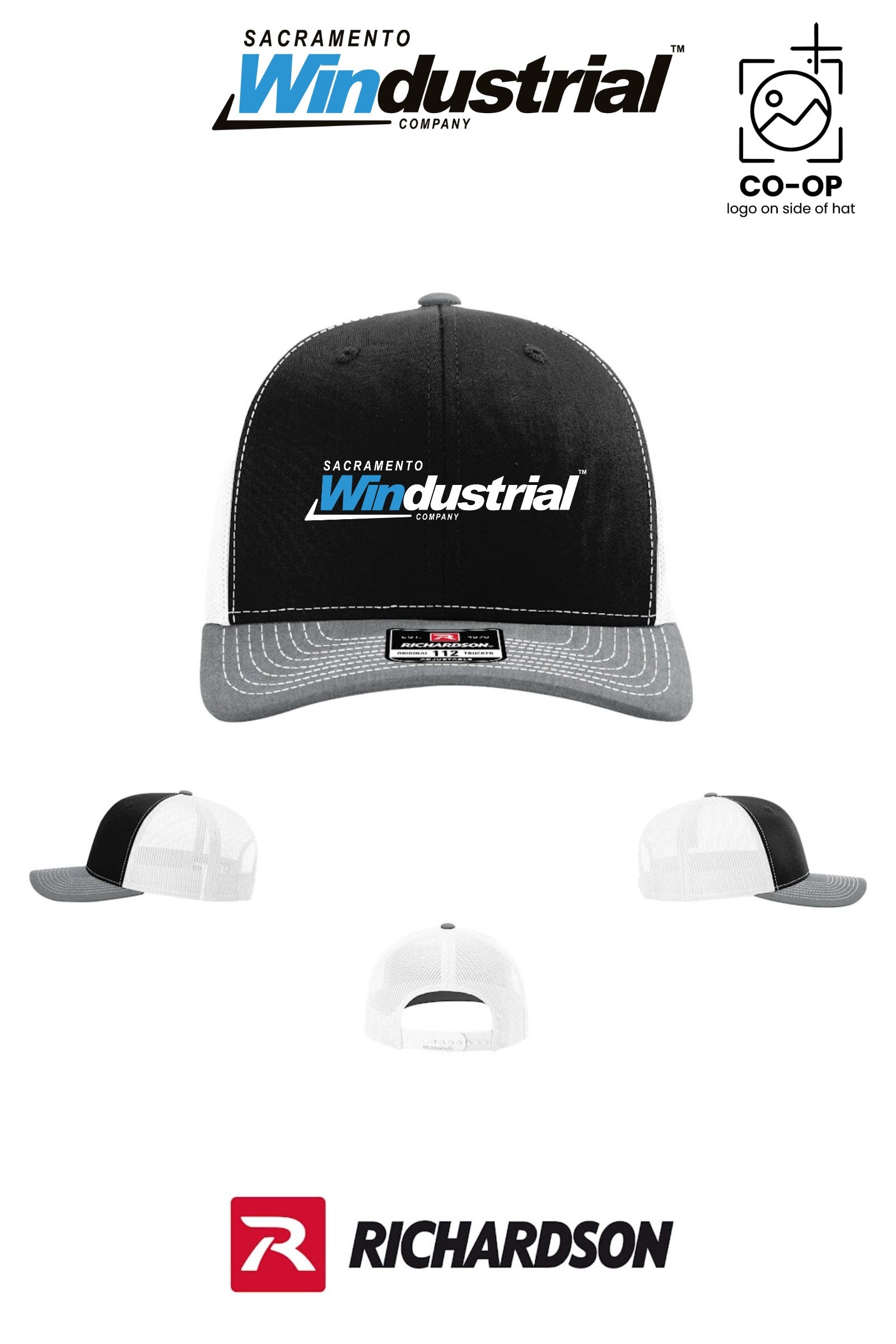 Richardson 112 Trucker Cap - Sacramento Windustrial